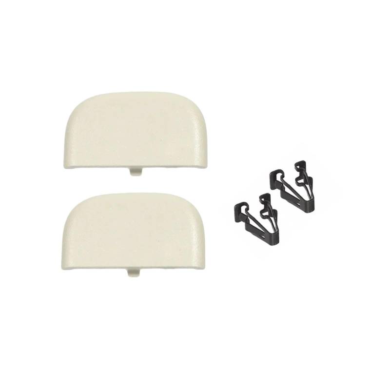 yhyttr 2 Stück Auto-Sonnenblendenkappen-Clip, passend for Ford, Fusion 2013–2016 DS7Z-54672A40-AF DS7Z4273AA Autozubehör Sonnenschutz-Halteclip von yhyttr