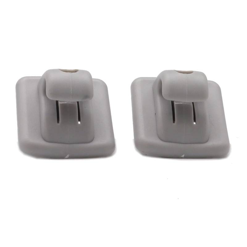 yhyttr 2 x Clips for Sonnenblenden im Innenbereich, passend for Peugeot, 107 307 307CC 307SW 206 306, passend for Citroen, C1 DS3 C5, Halterungshakenhalter Sonnenschutz-Halteclip von yhyttr
