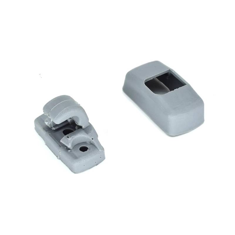 yhyttr 2 x Sonnenblenden-Clips, passend for VW, passend for Amarok, Beetle Bora Transporter T4 T5 T6 Passat B5 Polo Saveiro Sharan Golf 4 Touran EOS Caddy Campmob Sonnenschutz-Halteclip von yhyttr