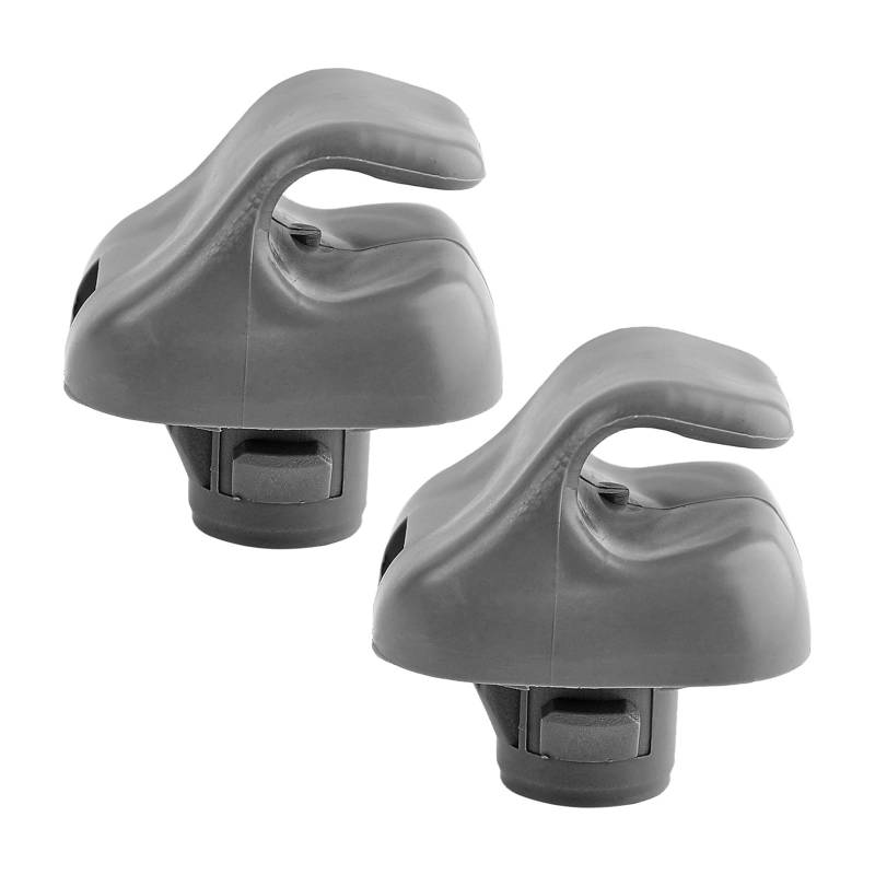 yhyttr 2x Auto-Sonnenblenden-Clips, passend for Accord, Odyssey CR-V Civic Element 88217S01A01ZA 88217-S04-003ZA Halter-Aufbewahrungshaken Sonnenschutz-Halteclip(Gray) von yhyttr