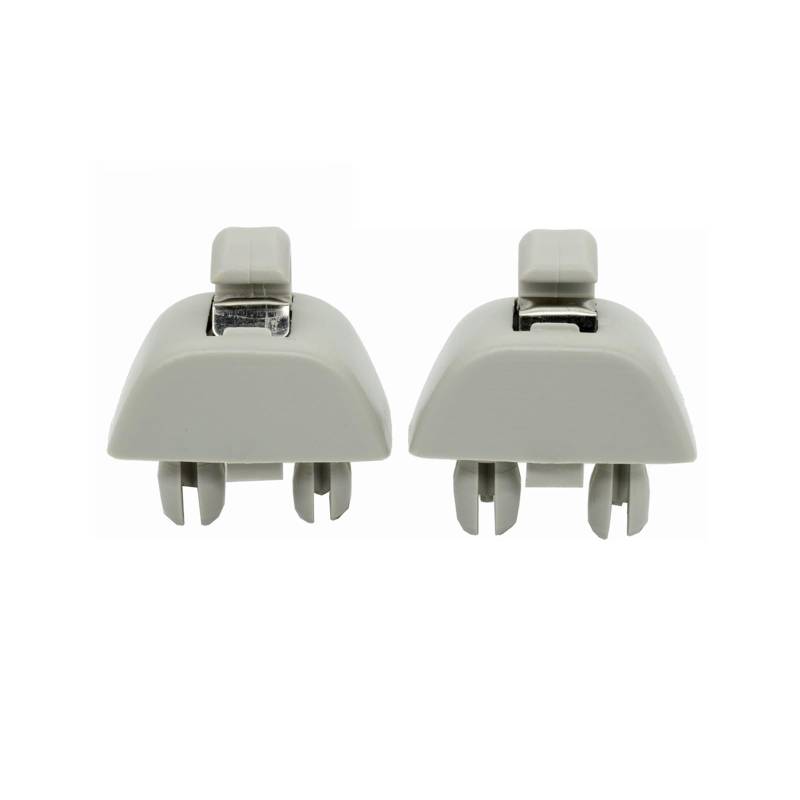 yhyttr 2x Sonnenblenden-Aufhänger-Cliphalter, passend for A6, C6, passend for VW, passend for Passat, B7 Polo Up CITIGO RAPID SEAT, MII-Haken Sonnenschutz-Halteclip von yhyttr