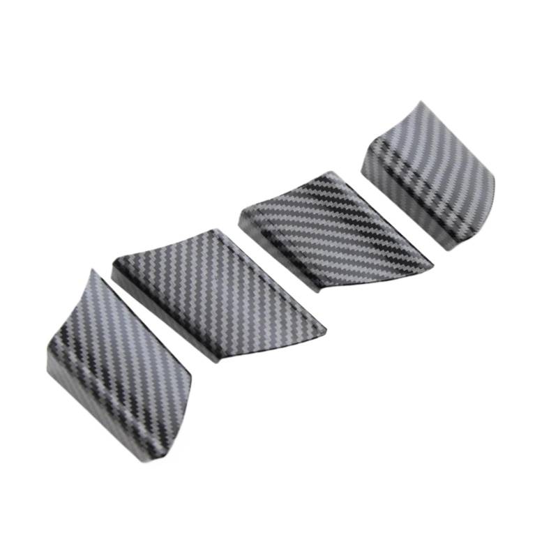yhyttr 4 Teile/Satz Dekorative Aufkleber for die Lenkradabdeckung, passend for VW, passend for Polo 2004–2007 Lenkrad-Akzentaufkleber von yhyttr