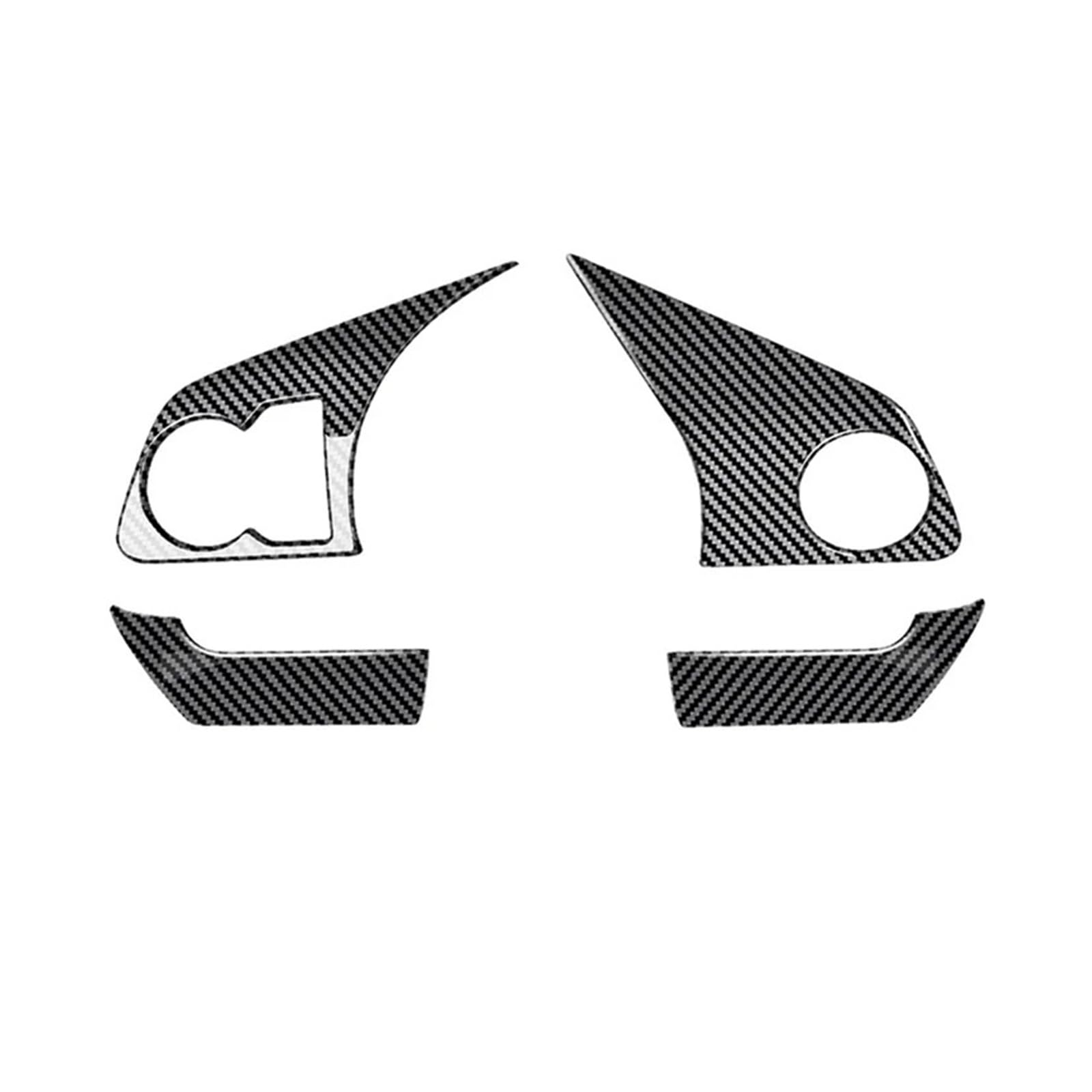 yhyttr 4-teilige Lenkradverkleidung, passend for Toyota, Raize 200 Serie 210A, Autoabdeckung, Dekorationsrahmen, Aufkleber Lenkrad-Akzentaufkleber yhyttr 4-teilige Lenkradverkleidung, passend for Toyota, Raize 200 Serie 210A, Autoabdeckung, Dekorationsrahmen, Aufkleber Lenkrad-Akzentaufkleber von yhyttr