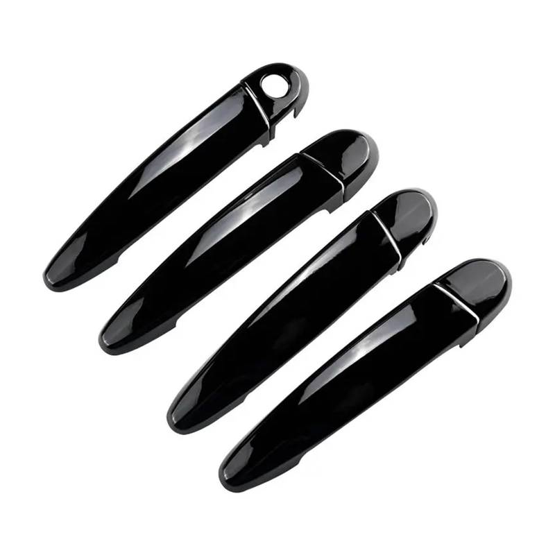 yhyttr Aufkleber for Autotürgriffabdeckung, passend for 2er-Serie, F46 F45 F23 F22 F87 2013–2015, glänzendes schwarzes Chrom-Styling-Zubehör Dekorativer Aufkleber für Türgriffabdeckungen(Black) von yhyttr
