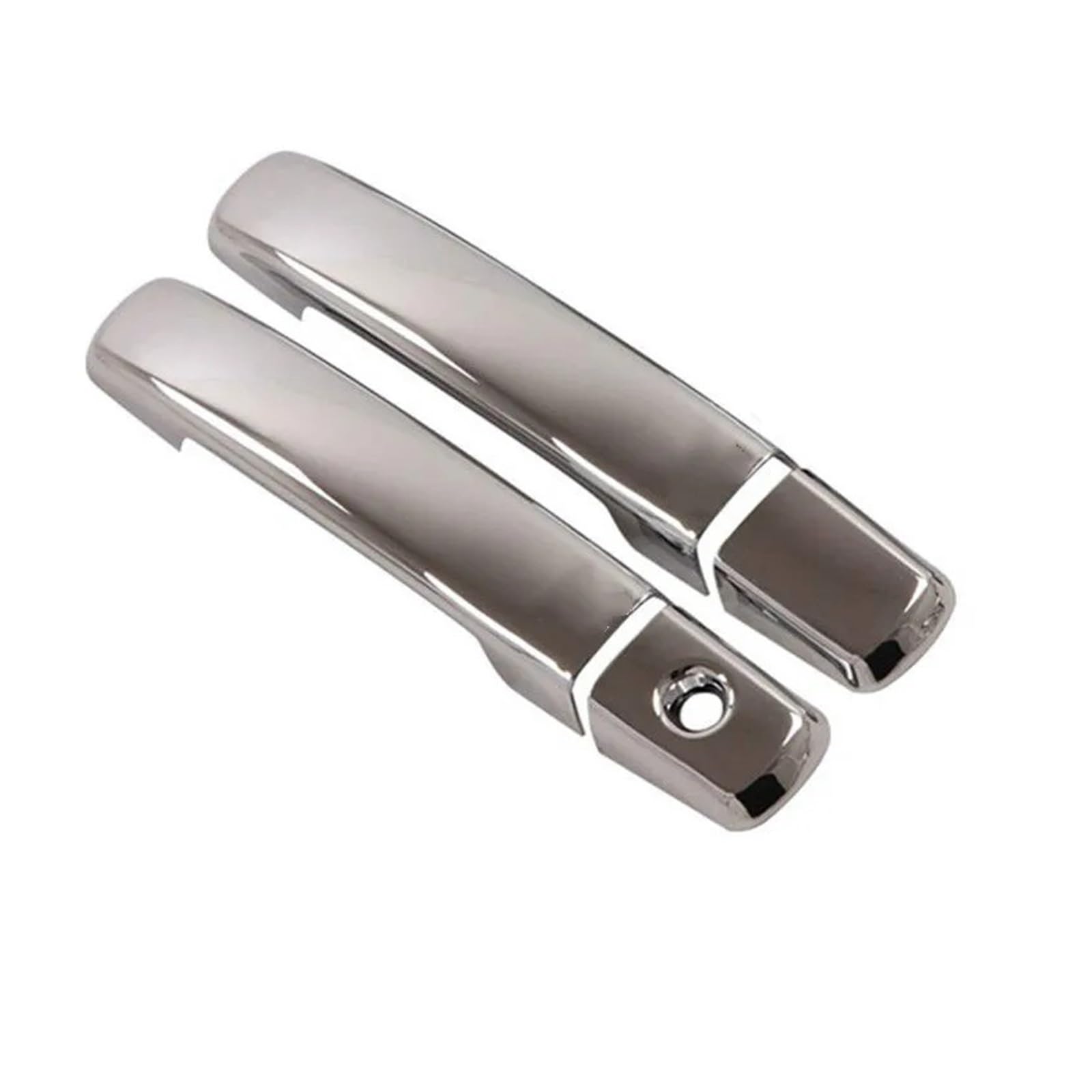 yhyttr Aufkleber for Autotürgriffabdeckung, passend for Nissan, Pathfinder R51 2005–2012, glänzendes schwarzes Chrom, Auto-Styling-Zubehör Dekorativer Aufkleber für Türgriffabdeckungen(Silver no butto yhyttr Aufkleber for Autotürgriffabdeckung, passend for Nissan, Pathfinder R51 2005–2012, glänzendes schwarzes Chrom, Auto-Styling-Zubehör Dekorativer Aufkleber für Türgriffabdeckungen(Silver no butto von yhyttr