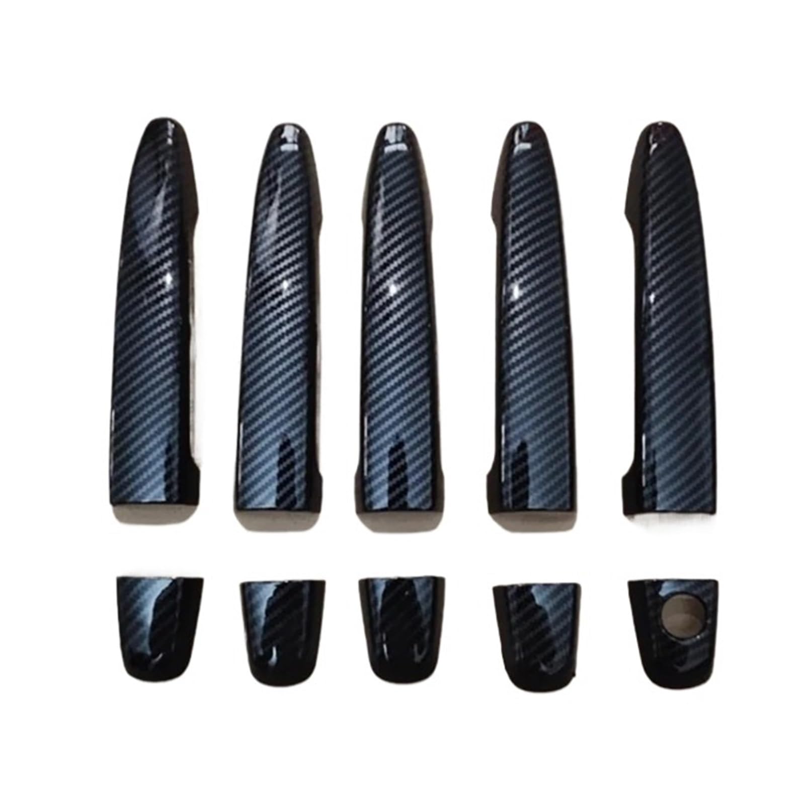 yhyttr Aufkleber for Türgriffabdeckung, passend for Toyota, Highlander 2008–2012, Toyota Camry 2007–2011, Chrom-Kohlefaser-Styling-Zubehör Dekorativer Aufkleber für Türgriffabdeckungen(Carbon Fiber) yhyttr Aufkleber for Türgriffabdeckung, passend for Toyota, Highlander 2008–2012, Toyota Camry 2007–2011, Chrom-Kohlefaser-Styling-Zubehör Dekorativer Aufkleber für Türgriffabdeckungen(Carbon Fiber) von yhyttr