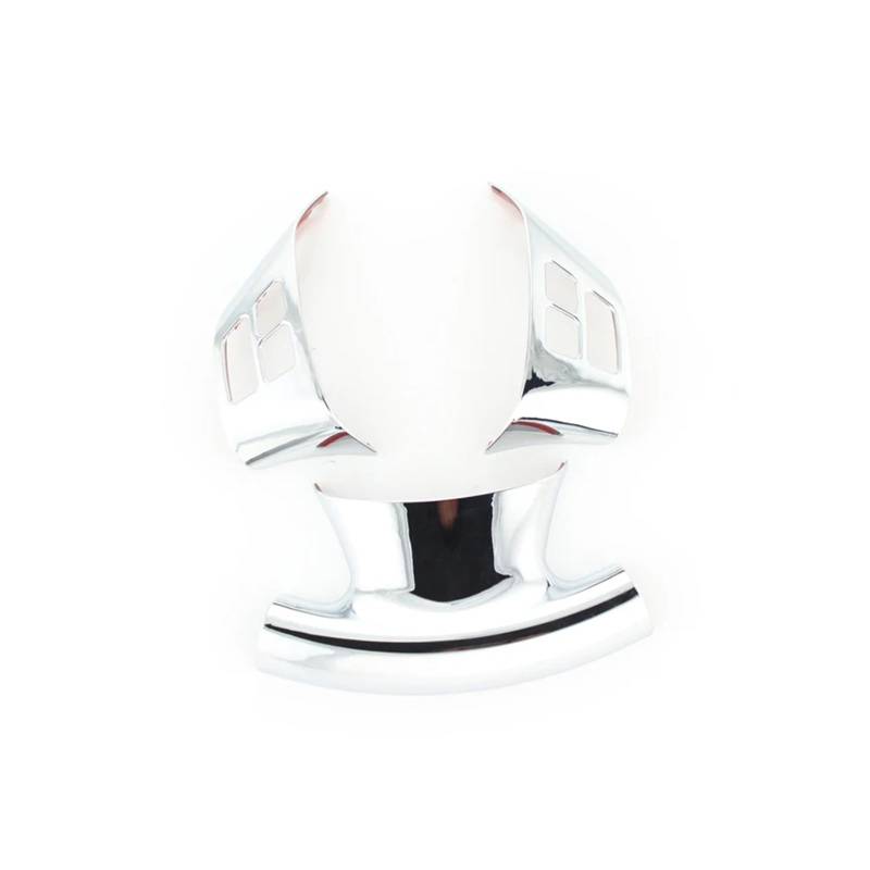 yhyttr Aufkleber for die Lenkradabdeckung des Autos, passend for 1er 3er E87 E90 E92 E93 2005–2012, Autozubehör, Innenraum Lenkrad-Akzentaufkleber(ABS silver) von yhyttr