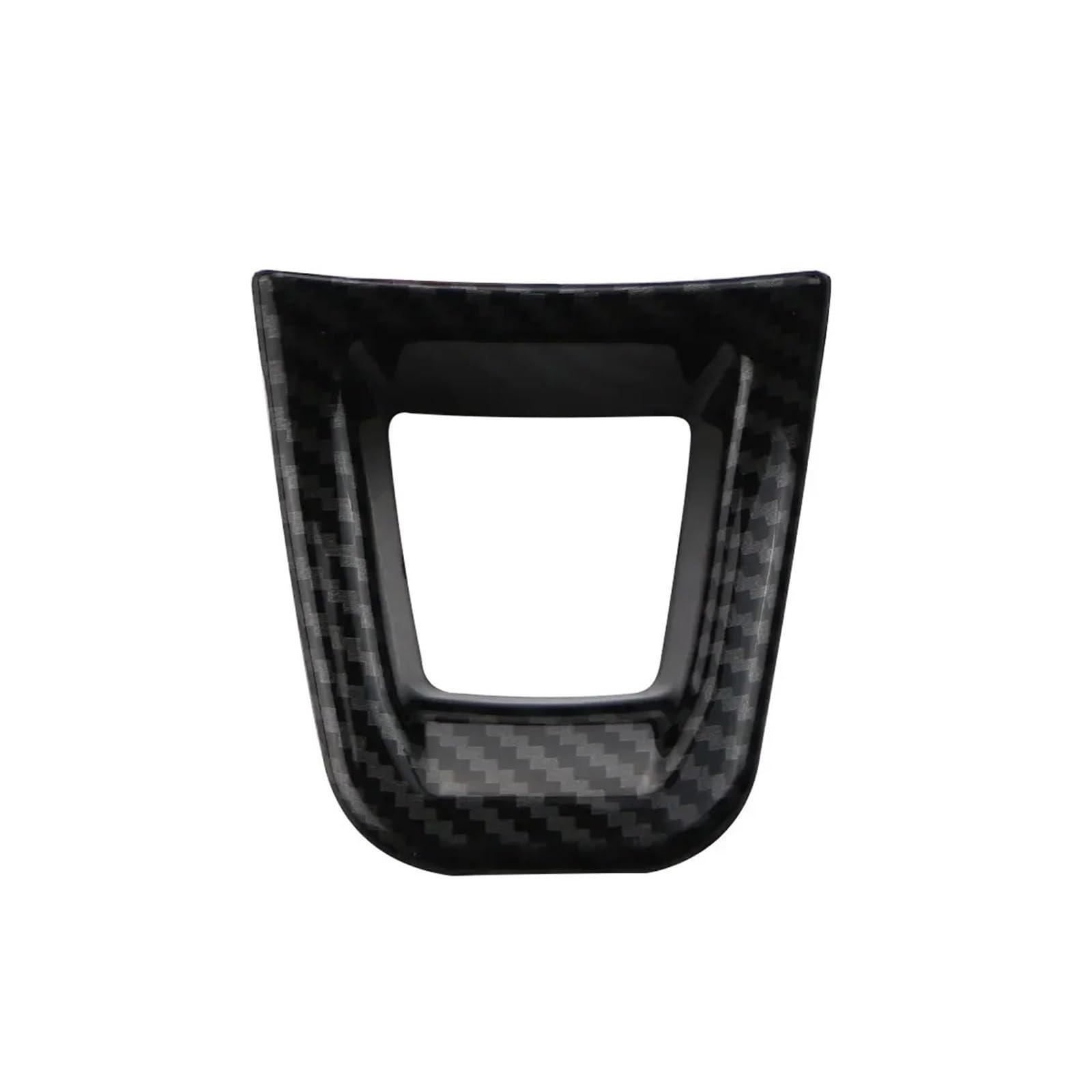 yhyttr Aufkleber for die Lenkradabdeckung im Auto, passend for VW, passend for Golf 7 7.5, Jetta MK5 MK6 2015, Polo 2014–2021, Passat B7 2015–2021, Troc 2017 Lenkrad-Akzentaufkleber(Black) von yhyttr