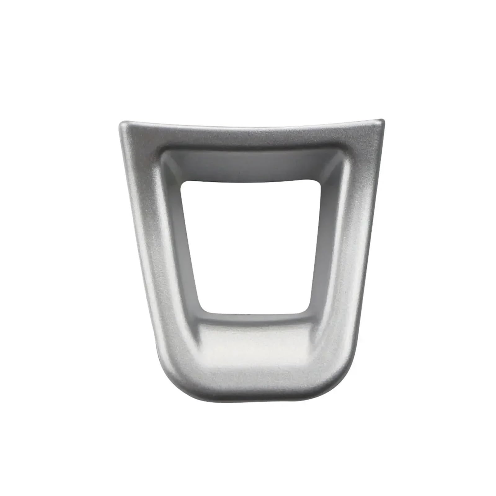 yhyttr Aufkleber for die Lenkradabdeckung im Auto, passend for VW, passend for Golf 7 7.5, Jetta MK5 MK6 2015, Polo 2014–2021, Passat B7 2015–2021, Troc 2017 Lenkrad-Akzentaufkleber(Matt Silver) von yhyttr