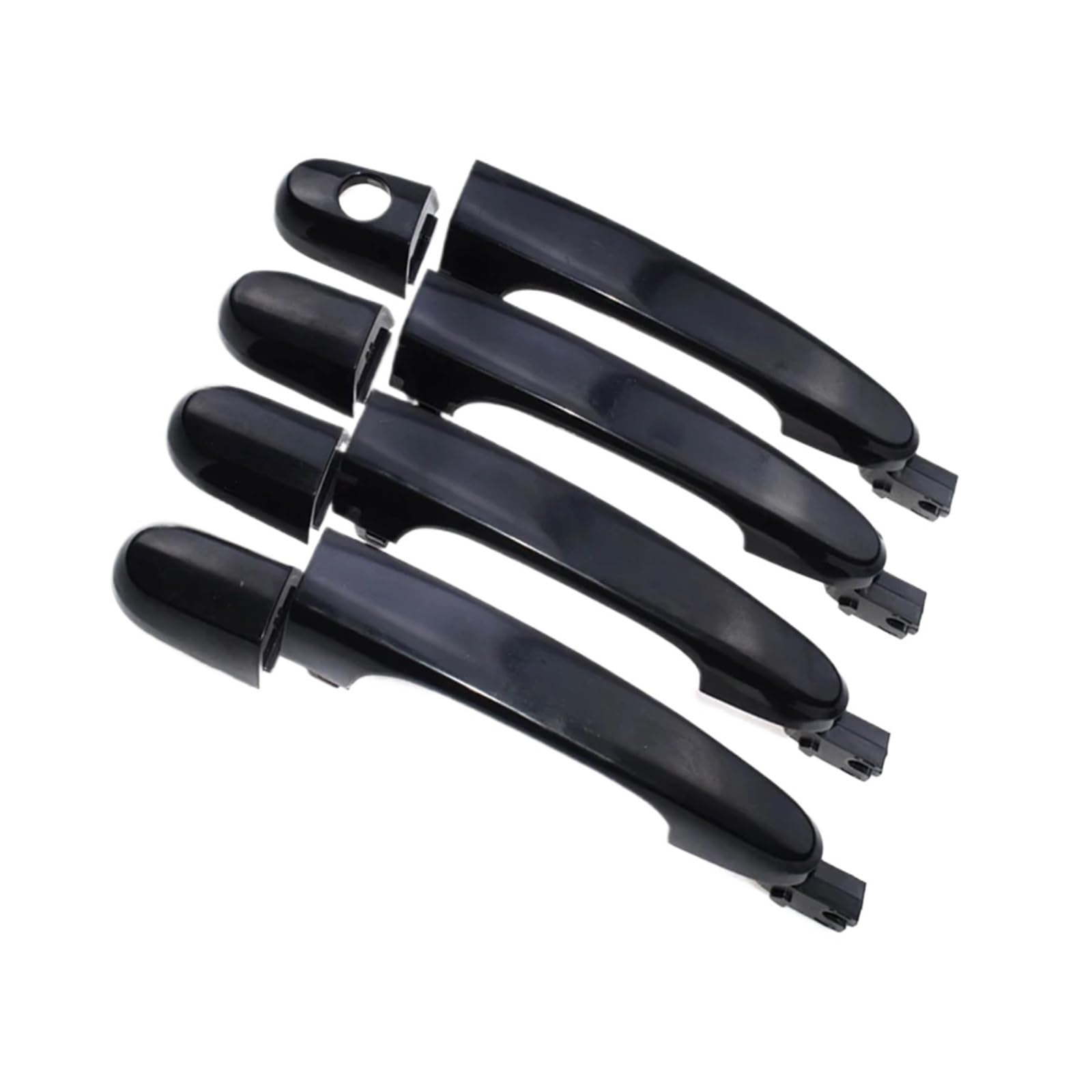 yhyttr Außentürgriff-Abdeckungsset, passend for Kia, Sportage 2005–2010, 82651-1F000, 82661-1F000, vorne, hinten, links, rechts, schwarz Dekorativer Aufkleber für Türgriffabdeckungen yhyttr Außentürgriff-Abdeckungsset, passend for Kia, Sportage 2005–2010, 82651-1F000, 82661-1F000, vorne, hinten, links, rechts, schwarz Dekorativer Aufkleber für Türgriffabdeckungen von yhyttr