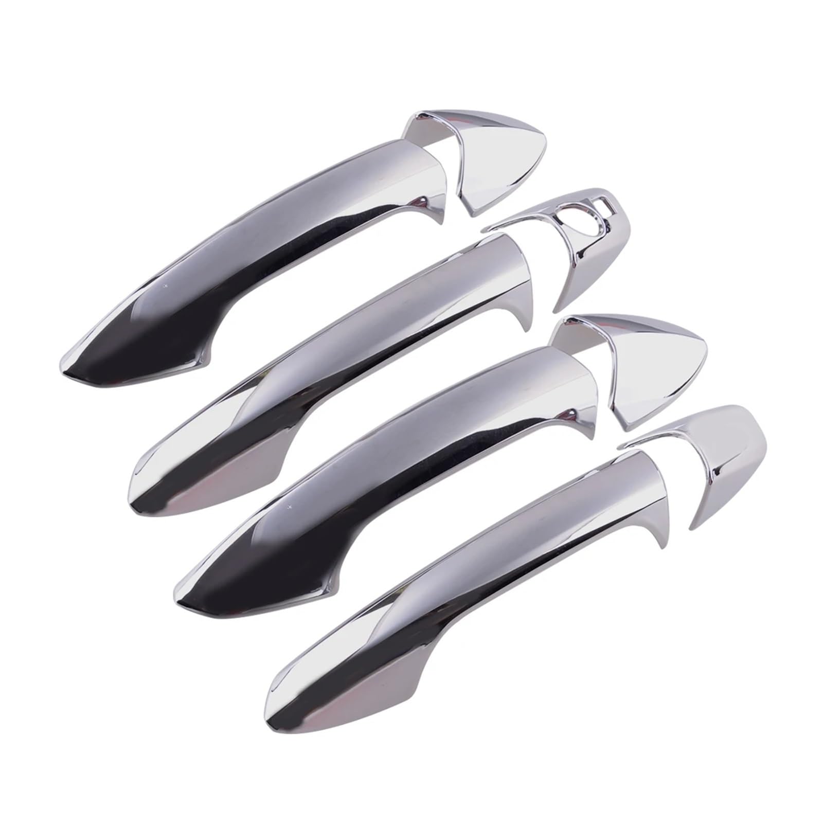 yhyttr Außentürgriff-Abdeckungsverkleidung, passend for B, CE GLK ML CLA W246 W204 W212 X204 W166 W117 LHD, silberfarbenes Chrom-Kappen-Set Dekorativer Aufkleber für Türgriffabdeckungen yhyttr Außentürgriff-Abdeckungsverkleidung, passend for B, CE GLK ML CLA W246 W204 W212 X204 W166 W117 LHD, silberfarbenes Chrom-Kappen-Set Dekorativer Aufkleber für Türgriffabdeckungen von yhyttr