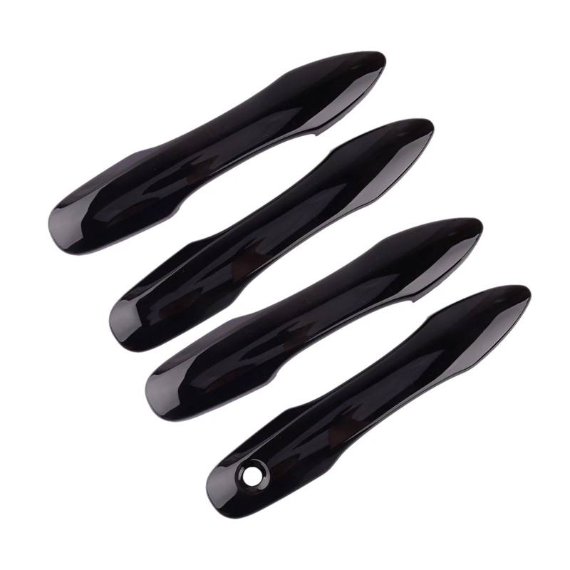 yhyttr Auto-Außentürgriff-Abdeckungs-Set, passend for Toyota, Corolla Limousine 2020–2022, glänzendes schwarzes ABS vorne hinten links rechts Dekorativer Aufkleber für Türgriffabdeckungen von yhyttr