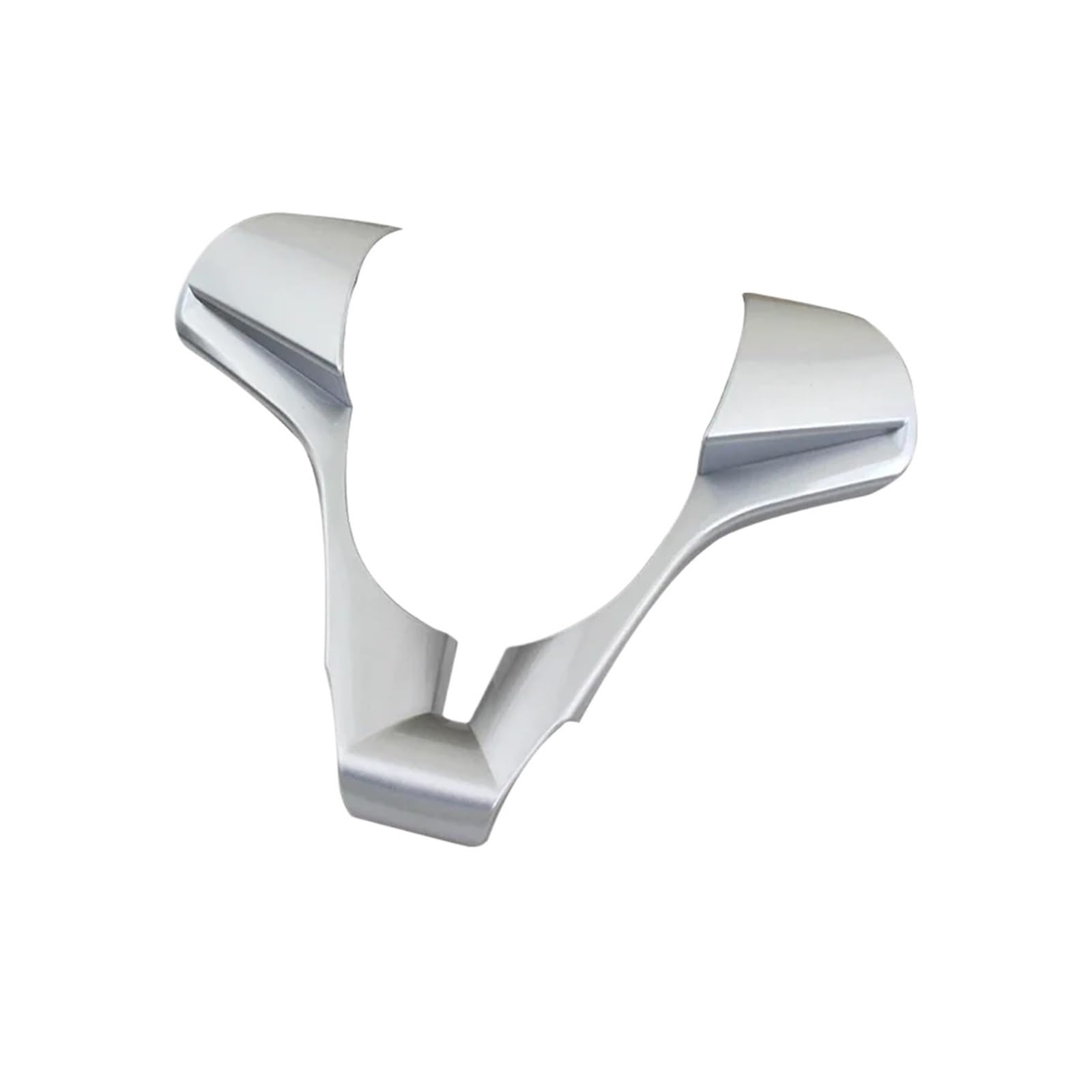 yhyttr Auto-Lenkrad-Dekorationsabdeckung, passend for Chevrolet, Cruze Sedan Hatchback 2009–2014, Zubehör, Innenausstattung Lenkrad-Akzentaufkleber(Matte Silver) von yhyttr