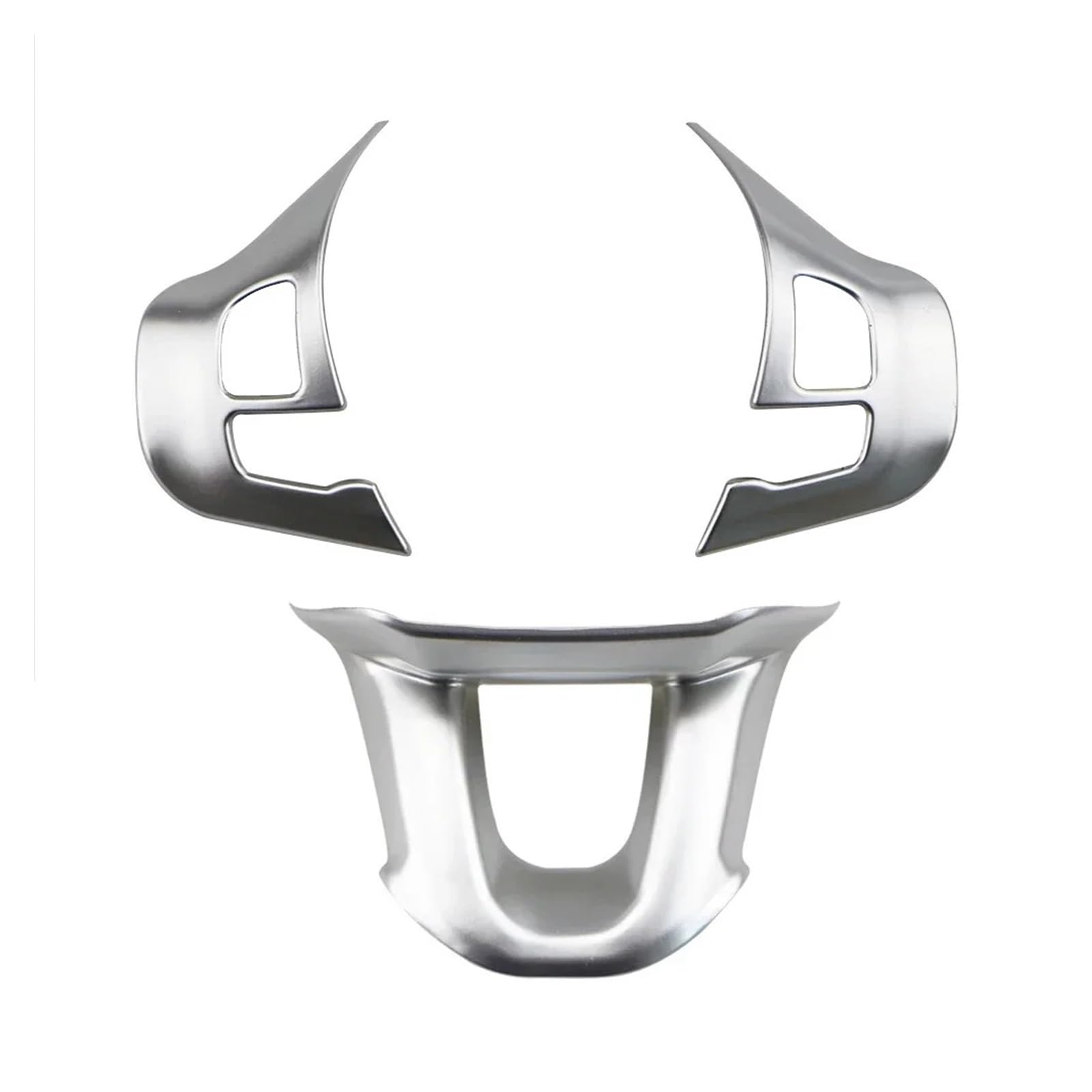 yhyttr Auto-Lenkrad-Dekorationsverkleidung, passend for Peugeot, 208 GTI 2008 308 2014–2017, Zubehör-Abdeckungsaufkleber Lenkrad-Akzentaufkleber(Matte 3 pcs) von yhyttr