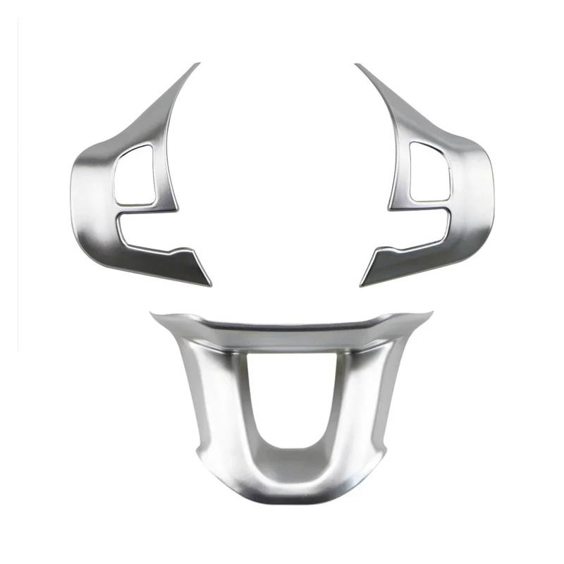 yhyttr Auto-Lenkrad-Dekorationsverkleidung, passend for Peugeot, 208 GTI 2008 308 2014–2017, Zubehör-Abdeckungsaufkleber Lenkrad-Akzentaufkleber(Matte 3 pcs) von yhyttr