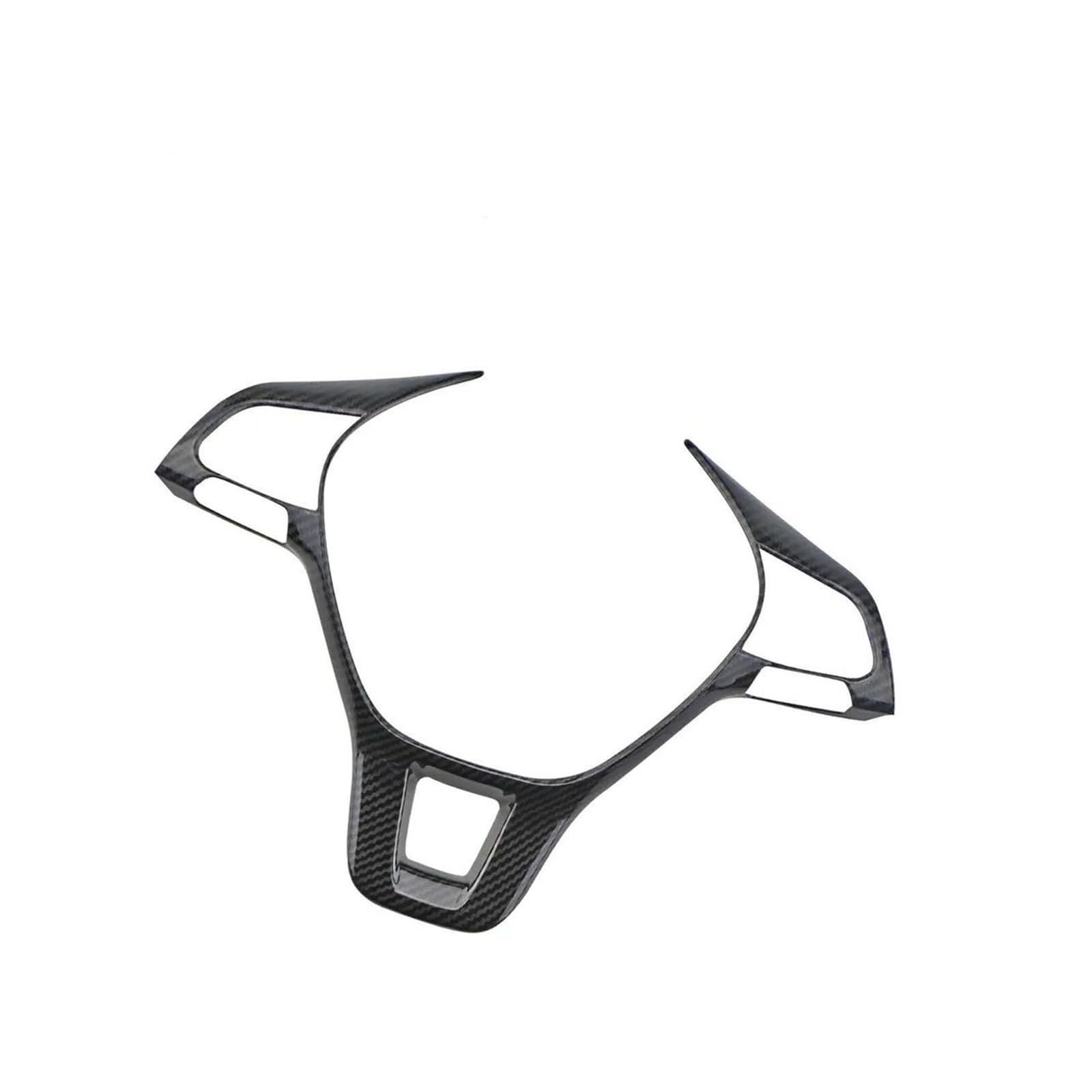 yhyttr Auto-Lenkradabdeckung, passend for Volkswagen, passend for VW, passend for Passat B8 Variant 2017–2021, Zubehör, Lenkrad-Pailletten Lenkrad-Akzentaufkleber(Carbon Fiber Black) von yhyttr