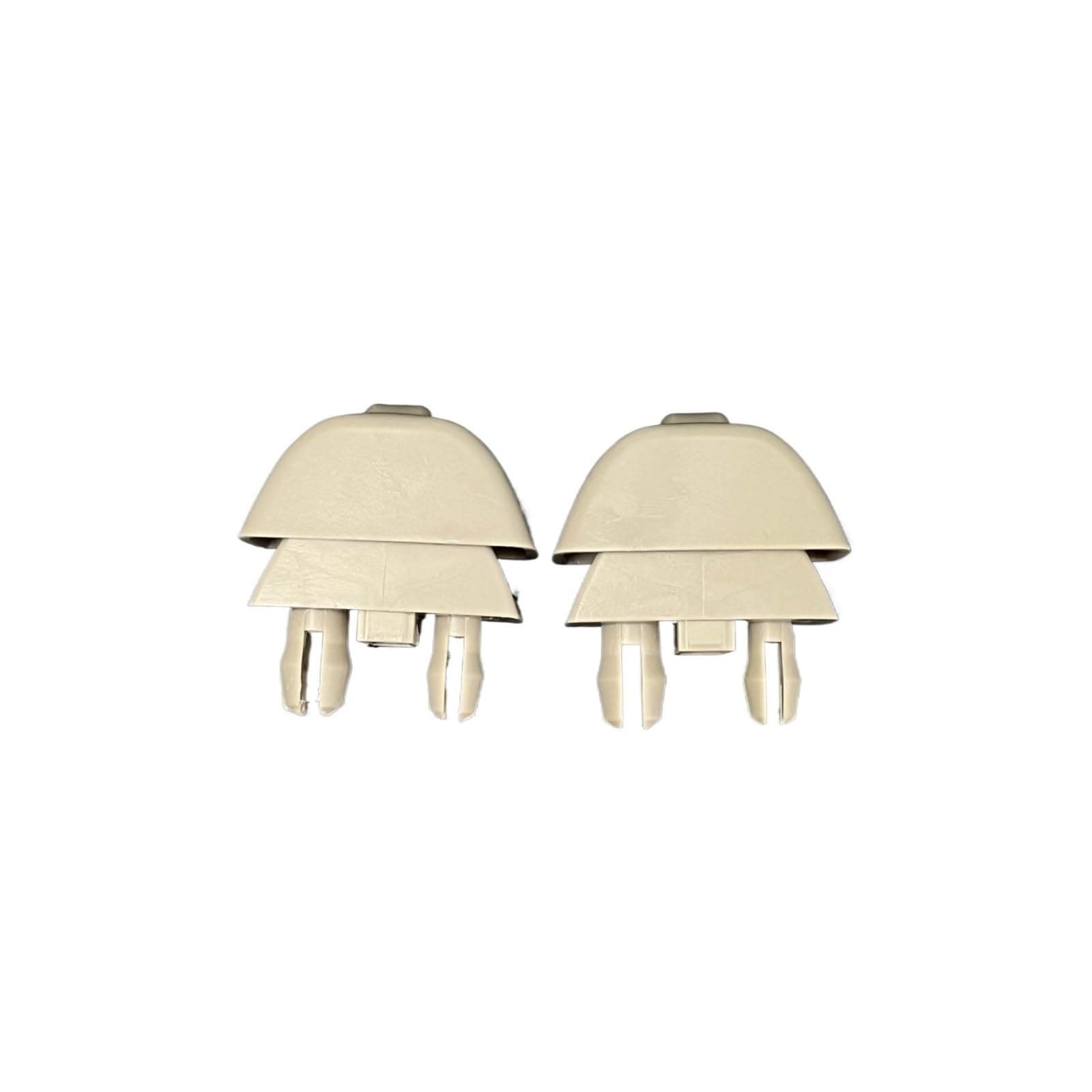 yhyttr Auto-Sonnenblenden-Clip, passend for VW, passend for Passat, B7 Polo 5 6R GTI Up Rapid Citigo 2012–2015 6R0 857 561 Hakenhalterung Aufhänger Halteclip Sonnenschutz-Halteclip(2pcs Beige) von yhyttr
