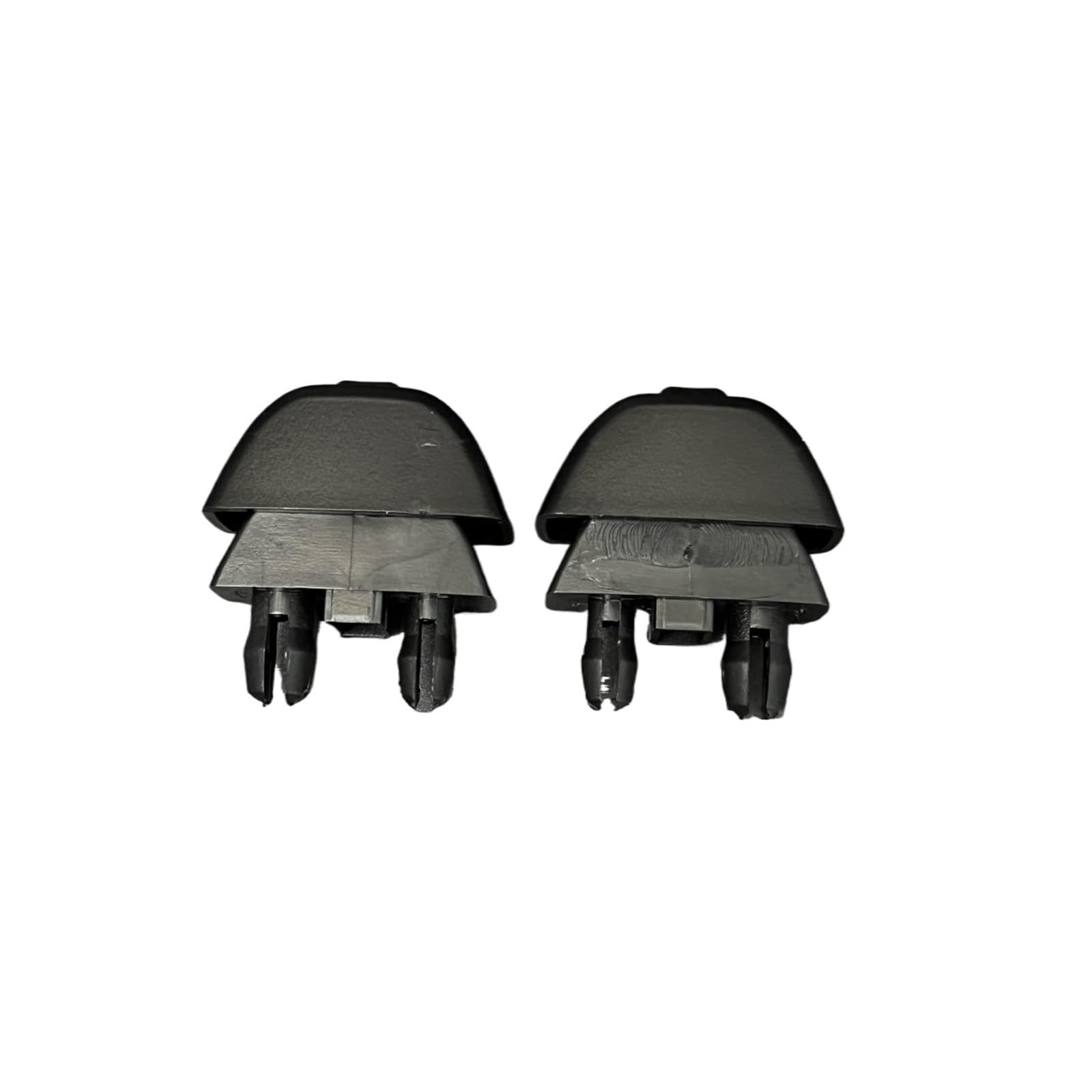yhyttr Auto-Sonnenblenden-Clip, passend for VW, passend for Passat, B7 Polo 5 6R GTI Up Rapid Citigo 2012–2015 6R0 857 561 Hakenhalterung Aufhänger Halteclip Sonnenschutz-Halteclip(2pcs Black) von yhyttr