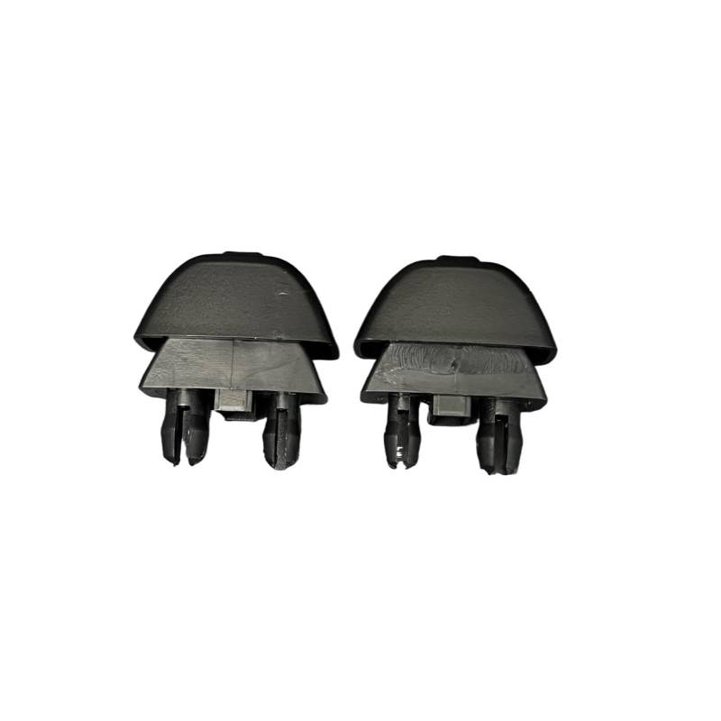 yhyttr Auto-Sonnenblenden-Clip, passend for VW, passend for Passat, B7 Polo 5 6R GTI Up Rapid Citigo 2012–2015 6R0 857 561 Hakenhalterung Aufhänger Halteclip Sonnenschutz-Halteclip(2pcs Black) von yhyttr