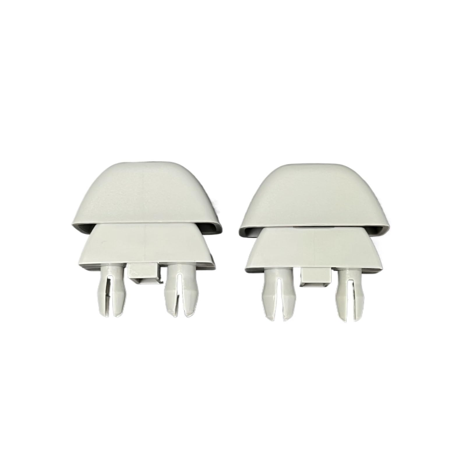 yhyttr Auto-Sonnenblenden-Clip, passend for VW, passend for Passat, B7 Polo 5 6R GTI Up Rapid Citigo 2012–2015 6R0 857 561 Hakenhalterung Aufhänger Halteclip Sonnenschutz-Halteclip(2pcs Gray) von yhyttr