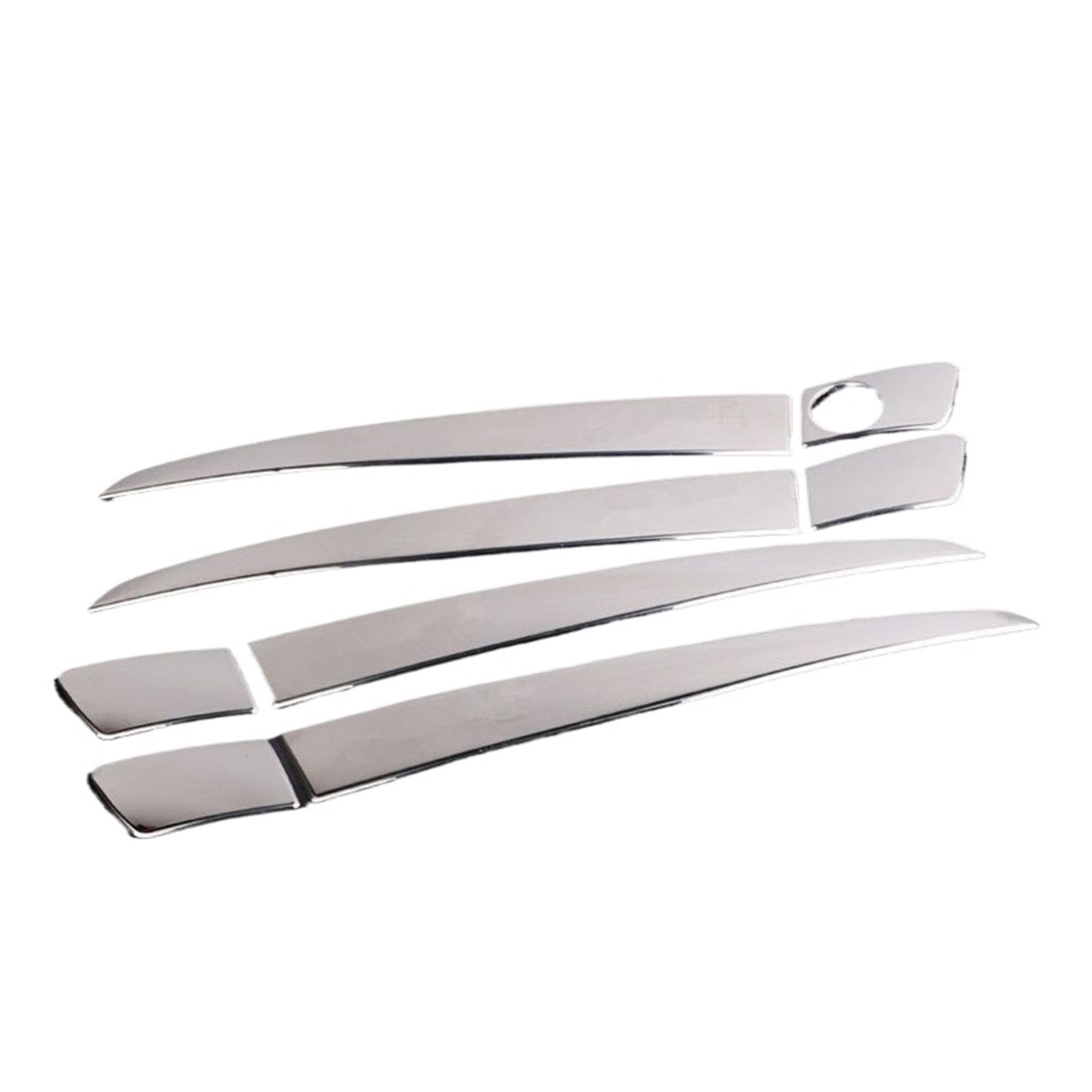 yhyttr Autotürgriff-Abdeckungs-Dekor-Zieraufkleber, passend for Lexus, ES ES300h ES350 250 200 2013–2017, Chrom-Styling-Zubehör Dekorativer Aufkleber für Türgriffabdeckungen von yhyttr