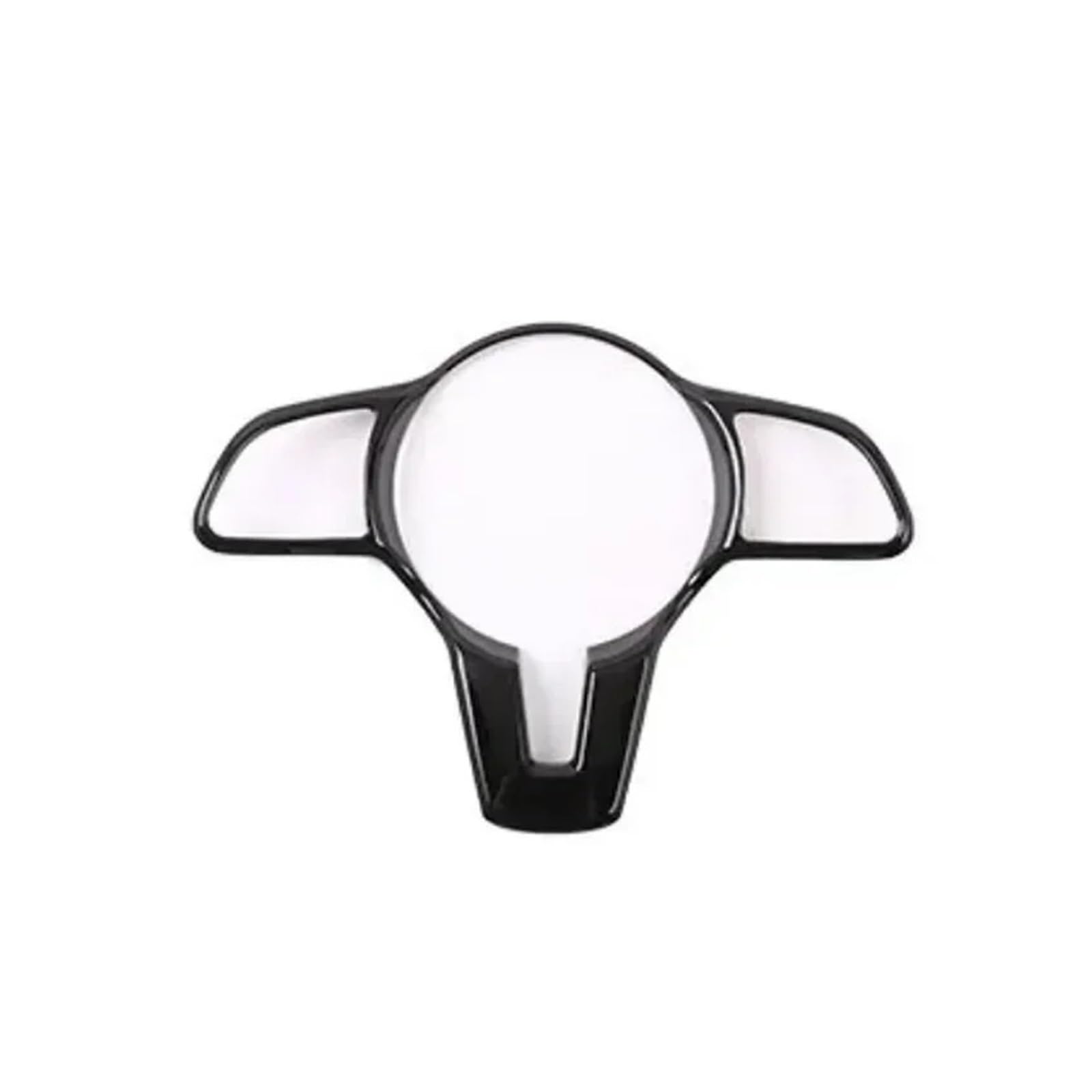 yhyttr Dekorativer Aufkleber for das Autolenkrad, passend for B-Klasse GLA GLB GLE GLC GLB200 2020–2024 Zubehör Lenkrad-Akzentaufkleber(ABS black) von yhyttr