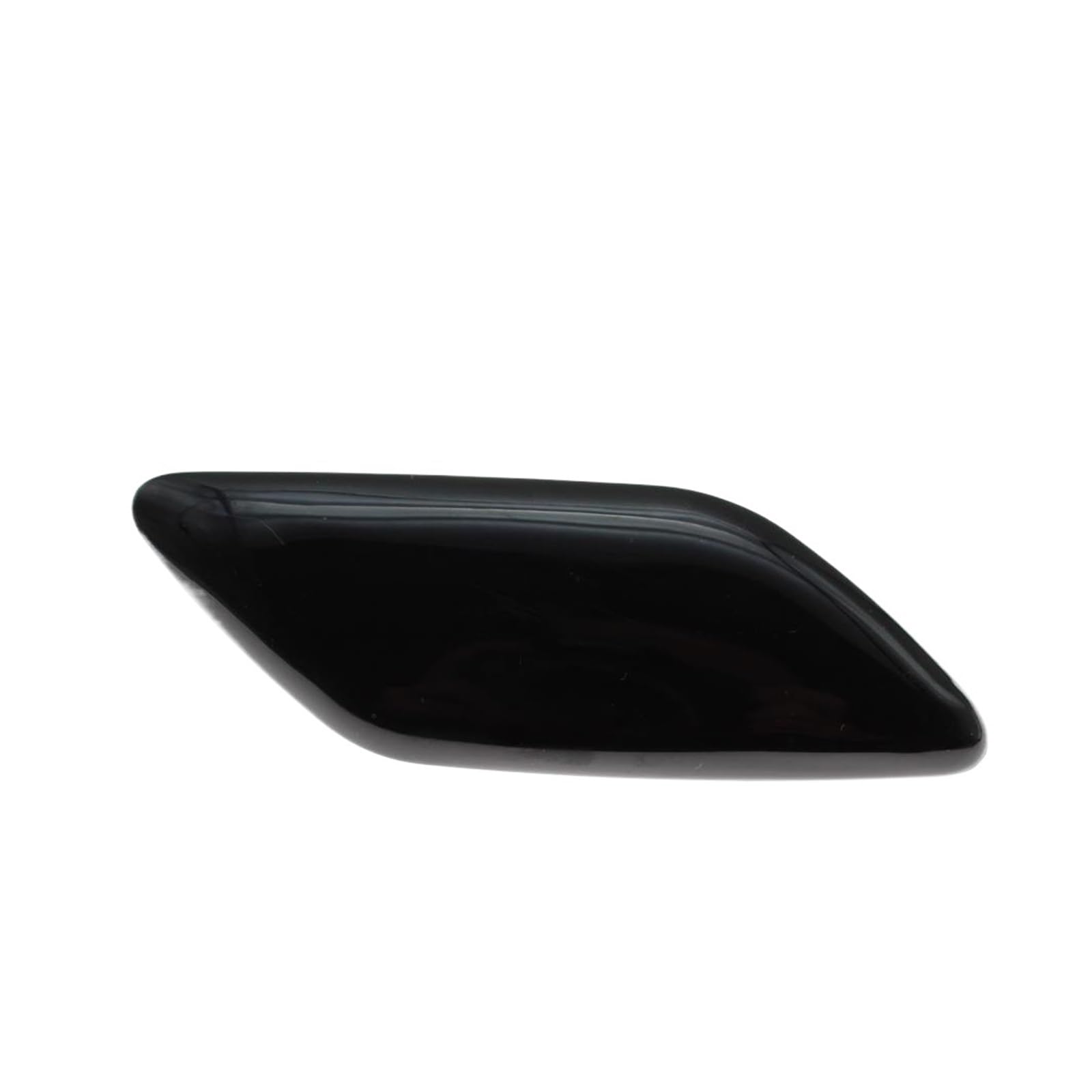 yhyttr Frontstoßstangen-Scheinwerfer-Waschdüsen-Abdeckkappe, passend for Toyota, COROLLA E15 Limousine 2006–2013, Sprühdüse Scheinwerfer-Sprühdüsenschutz(Black RH) von yhyttr