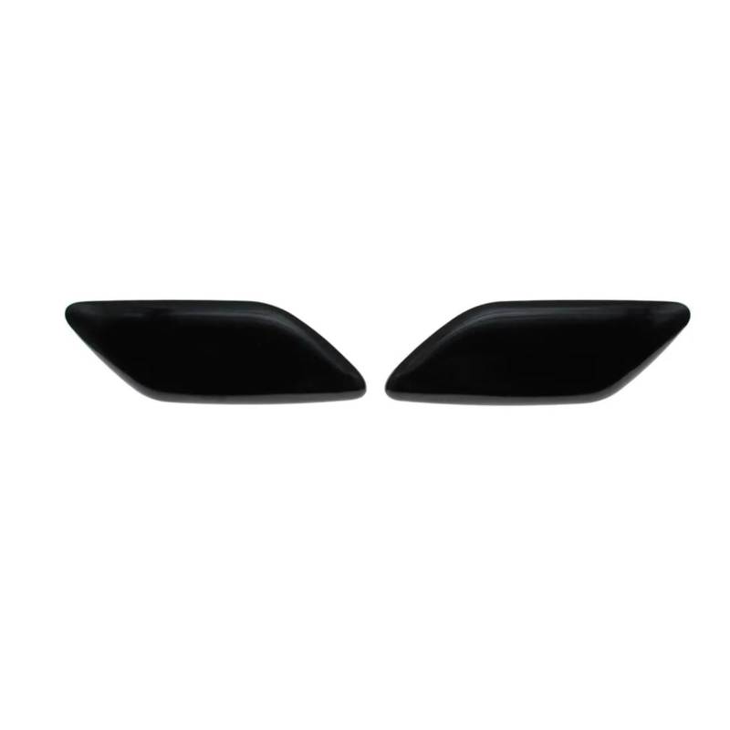 yhyttr Frontstoßstangen-Scheinwerfer-Waschdüsen-Abdeckkappe, passend for Toyota, COROLLA E15 Limousine 2006–2013, Sprühdüse Scheinwerfer-Sprühdüsenschutz(Black SET) von yhyttr