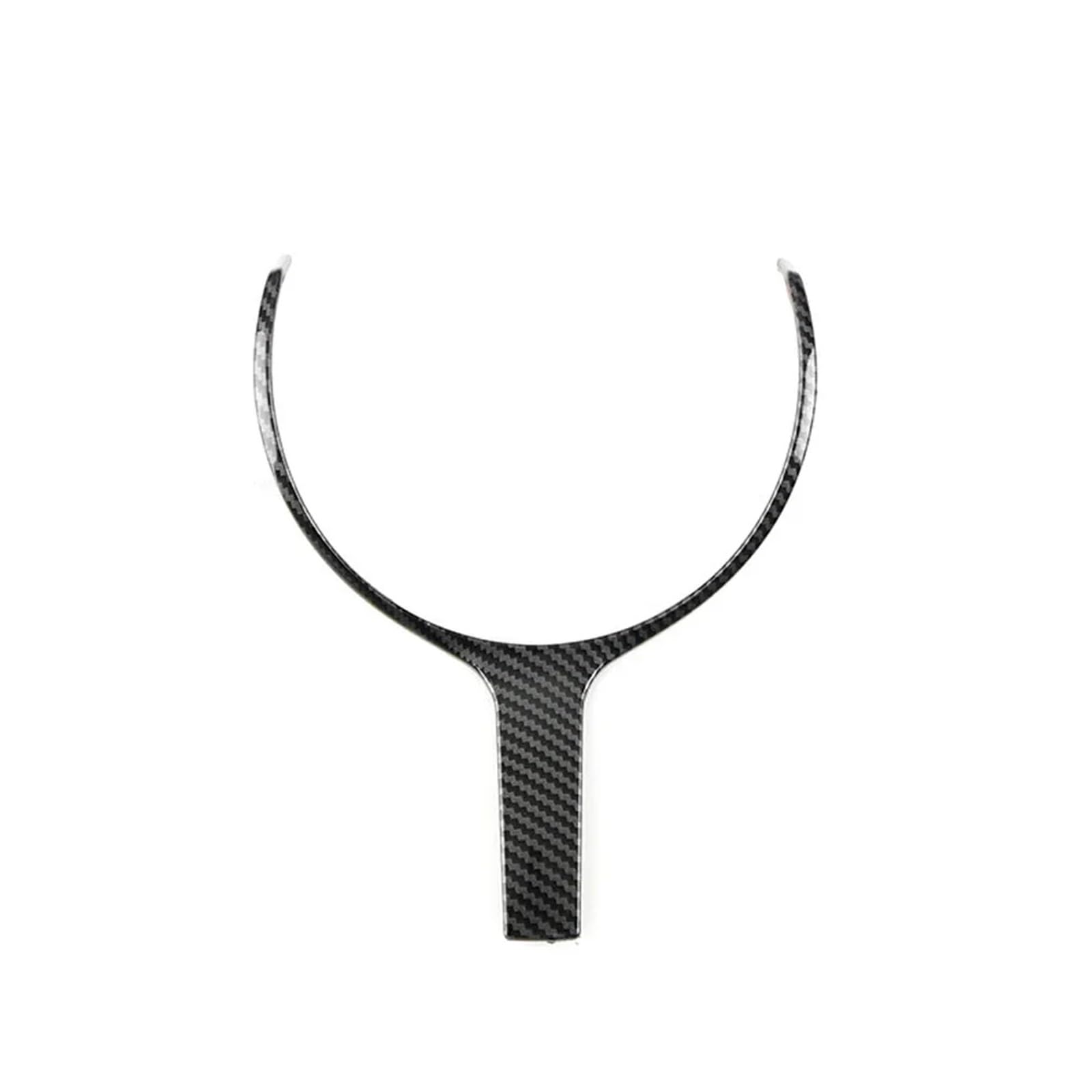 yhyttr Lenkradabdeckung, passend for F-Chassis F06 F10 F11 F12 F15 F16 F20 F21 F22 F23 F30 F32 F34 Textur-Autoinnenraum Lenkrad-Akzentaufkleber(Small) von yhyttr