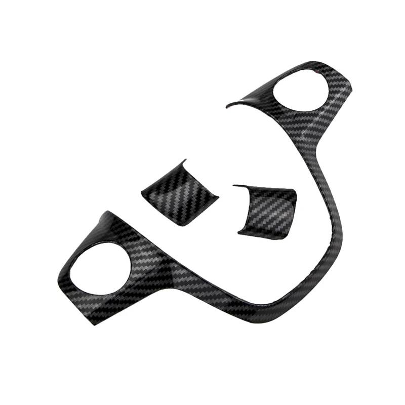 yhyttr Lenkradbezug-Zieraufkleber, passend for Ford, Focus 3 Mk3 Kuga Escape 2012–2015, Pailletten Lenkrad-Akzentaufkleber(A one set) von yhyttr