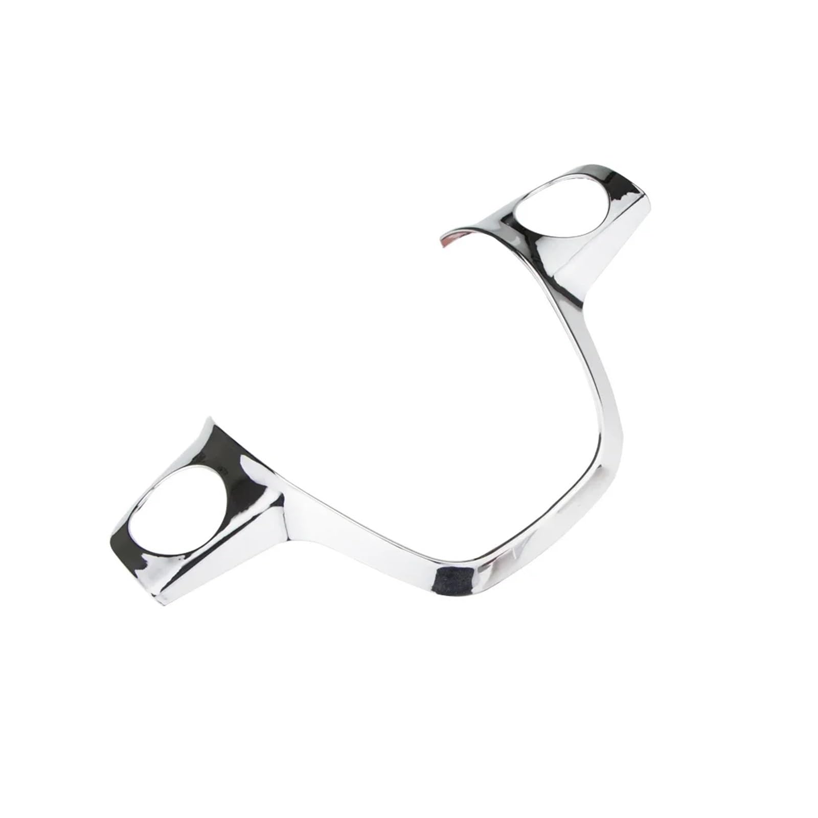 yhyttr Lenkradbezug-Zieraufkleber, passend for Ford, Focus 3 Mk3 Kuga Escape 2012–2015, Pailletten Lenkrad-Akzentaufkleber(Glossy 2 holes) von yhyttr