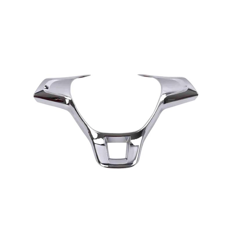 yhyttr Lenkradbezug fürs Auto, passend for VW, passend for Golf 7 GTI MK7 POLO 2014 2015 Lenkrad-Akzentaufkleber(Bright Silver) von yhyttr