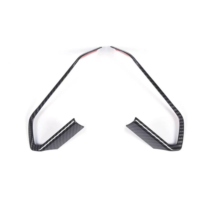 yhyttr Lenkradtastenabdeckung, passend for Chevrolet, Corvette C8 2020-2023, Autozubehör, ABS Lenkrad-Akzentaufkleber von yhyttr
