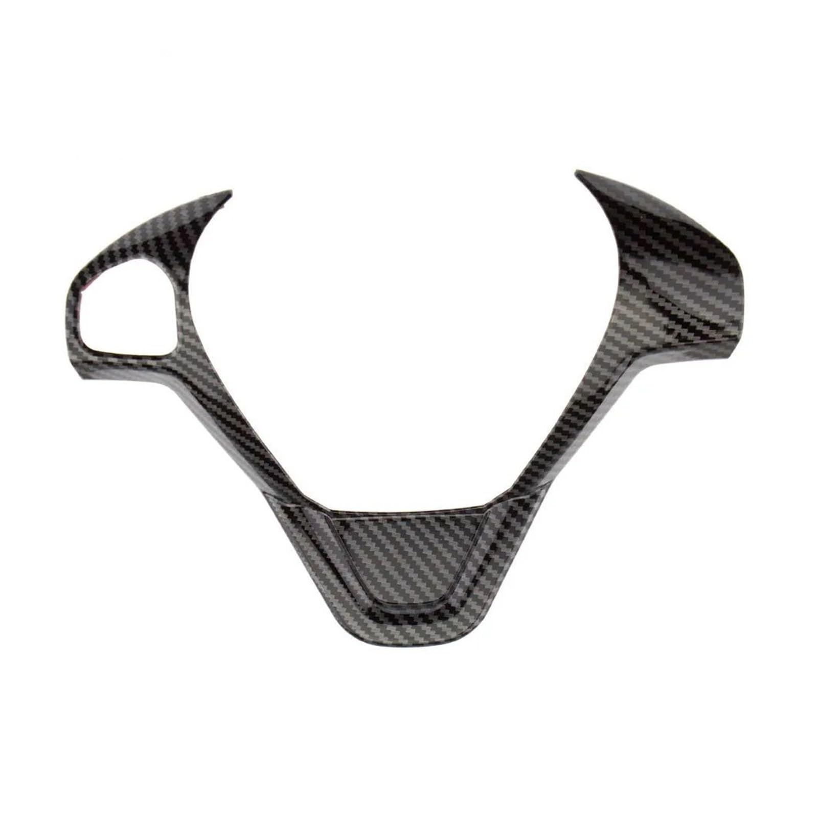 yhyttr Lenkradverkleidung, passend for Ford, Fiesta MK7 2009–2017, Ecosport 2012–2017, Autoaufkleber Lenkrad-Akzentaufkleber(Style B) von yhyttr