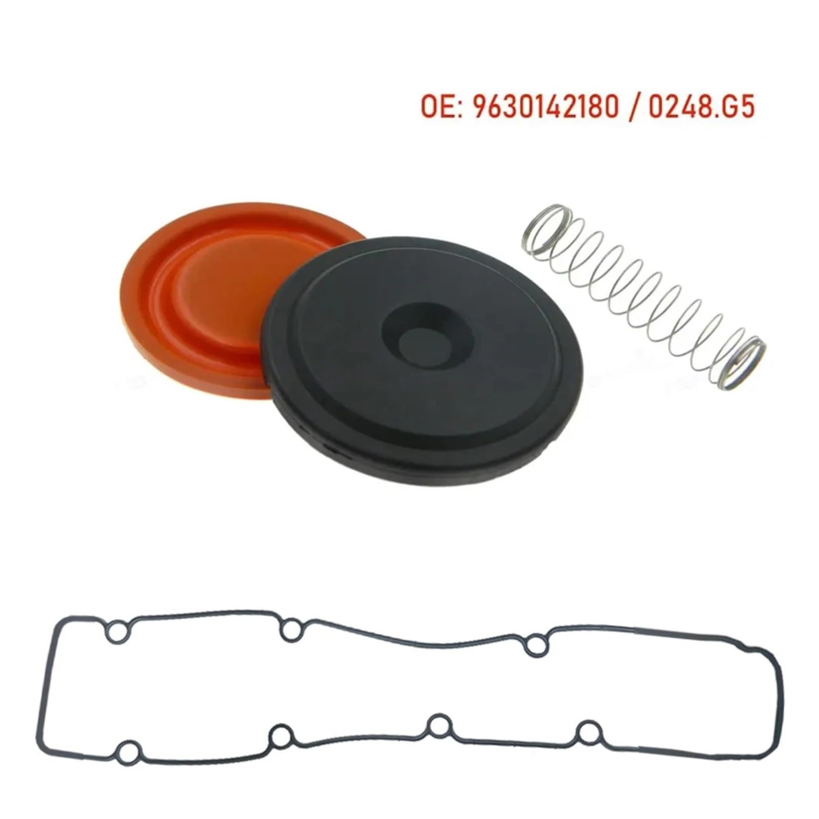yhyttr PCV-Ventildeckel-Reparatursatz, Ventilkappe, passend for Peugeot, 206 307 406 2.0 HDI, Citroen, Berlingo Alfa Romeo, passend for Fiat, 0248.G5-Membran Kurbelgehäuseentlüftungsdeckel(2 Set) von yhyttr