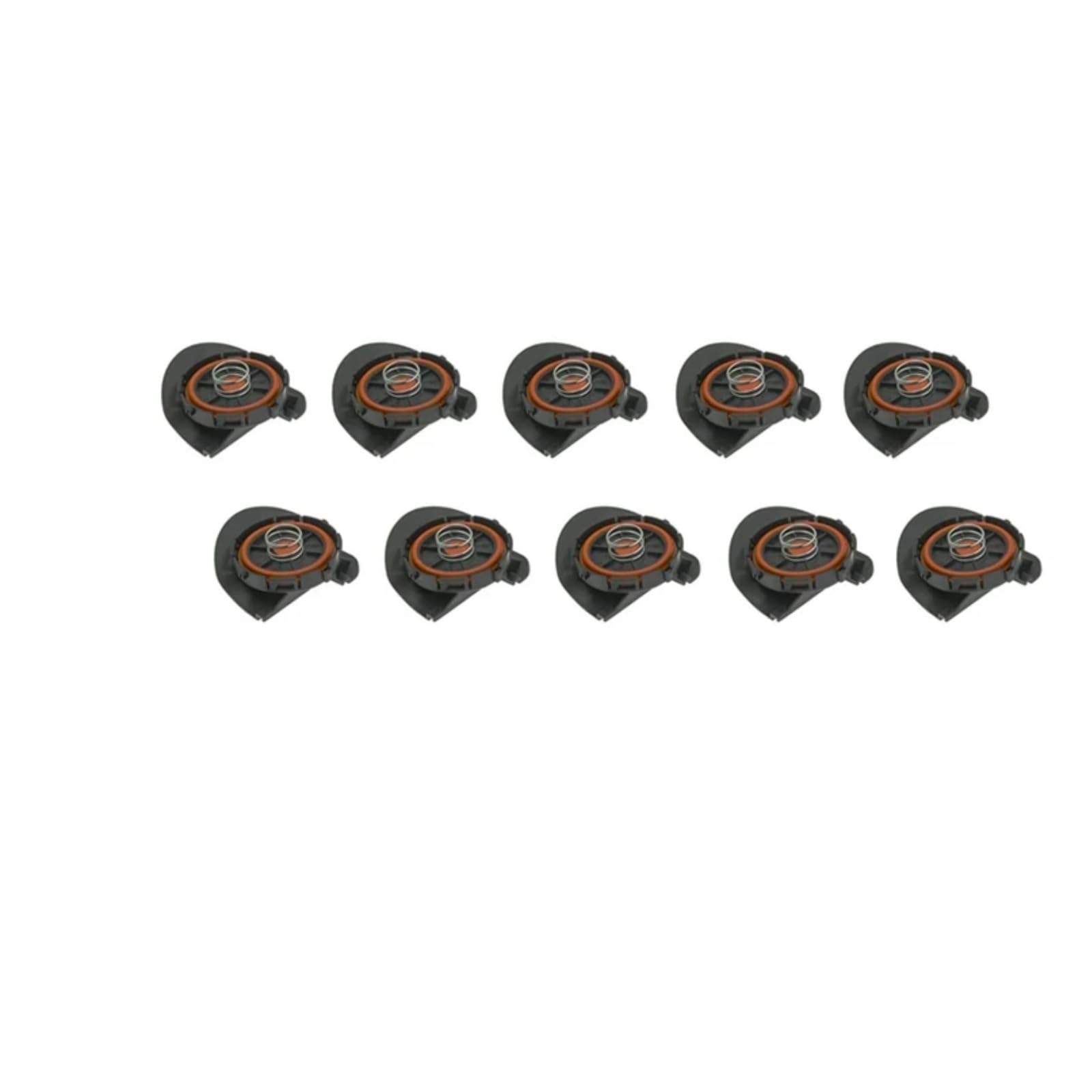 yhyttr PCV-Ventildeckel-Reparatursatz, Ventilkappe, passend for Peugeot, 207 EP6 VTI Citroen, passend for Mini, Cooper N12 N16 0248.Q5 11127646554 Membran Kurbelgehäuseentlüftungsdeckel(10PCS) von yhyttr
