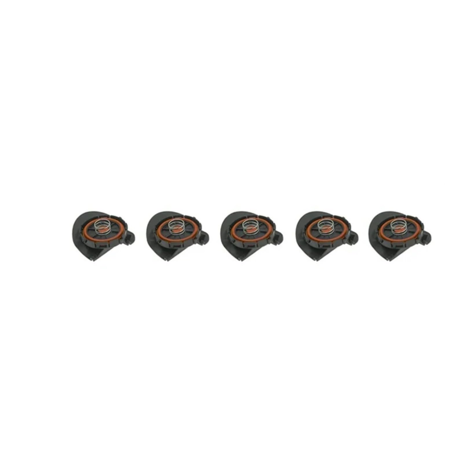 yhyttr PCV-Ventildeckel-Reparatursatz, Ventilkappe, passend for Peugeot, 207 EP6 VTI Citroen, passend for Mini, Cooper N12 N16 0248.Q5 11127646554 Membran Kurbelgehäuseentlüftungsdeckel(5PCS) von yhyttr