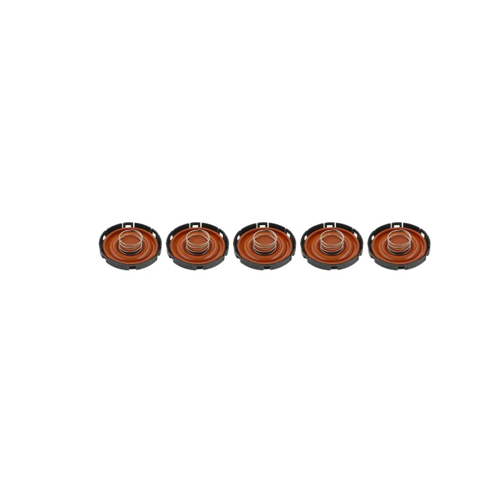 yhyttr PCV-Ventildeckel-Reparatursatz, Ventilkappe, passend for X1, X3 X5 Z4 F30 11127625477 11127810584 11127588412 LR164405 Membran Kurbelgehäuseentlüftungsdeckel(5 PCS) von yhyttr