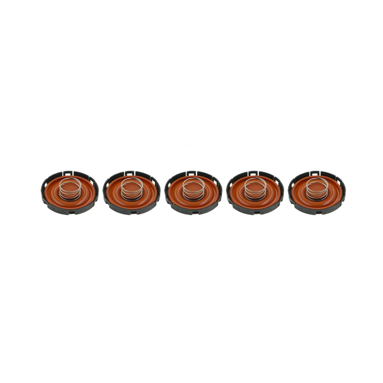 yhyttr PCV-Ventildeckelmembran, passend for 1, 2 3 4 5 X1 X3 N47N B47 N47S1 418d 420d 420dX Mini, 11127810584 11128570828 LR164405 Kurbelgehäuseentlüftungsdeckel(5 PCS) von yhyttr