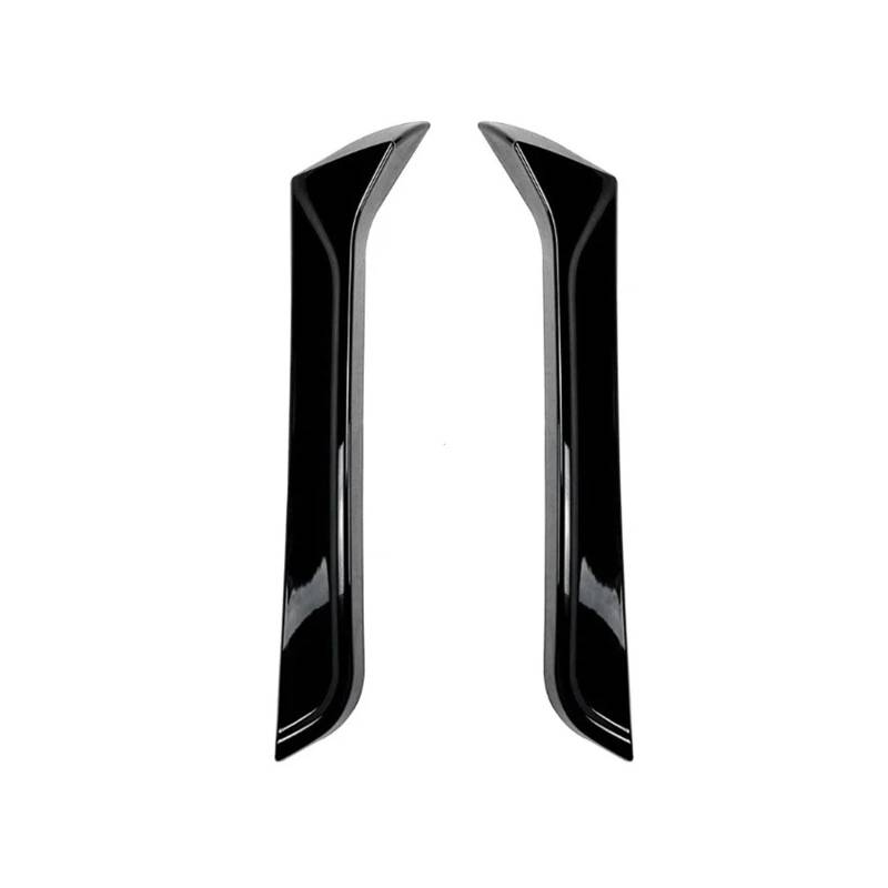 yhyttr Seitenspoilerflügel for die Heckscheibe, passend for VW, passend for T-ROC SUV A11 MK1 R R-Line TSI TDI 2017–2023 Heckscheiben-Seitenspoiler-Dekorleiste(Gloss Black) von yhyttr