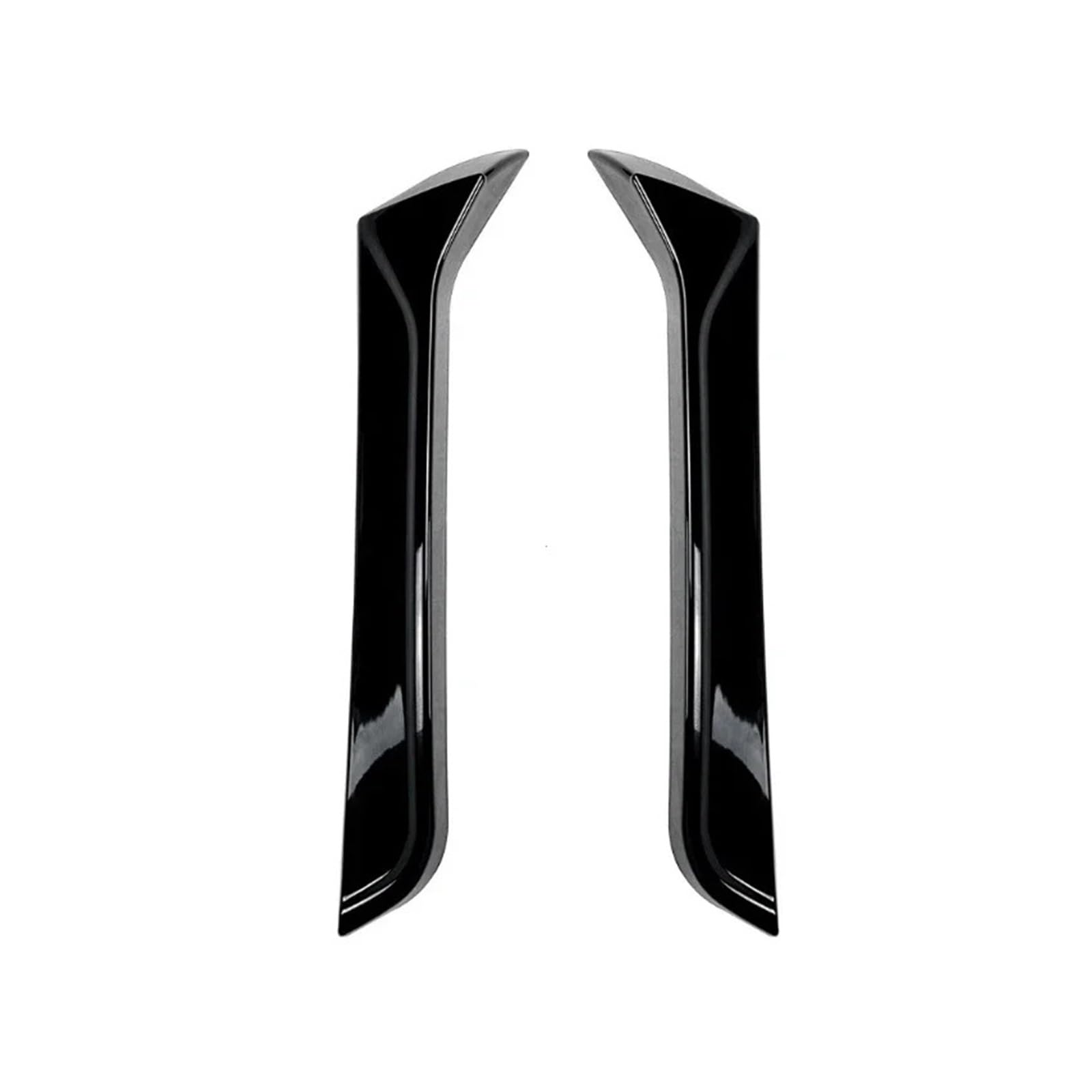 yhyttr Seitenspoilerflügel for die Heckscheibe, passend for VW, passend for T-ROC SUV A11 MK1 R R-Line TSI TDI 2017–2023 Heckscheiben-Seitenspoiler-Dekorleiste(Gloss Black) von yhyttr