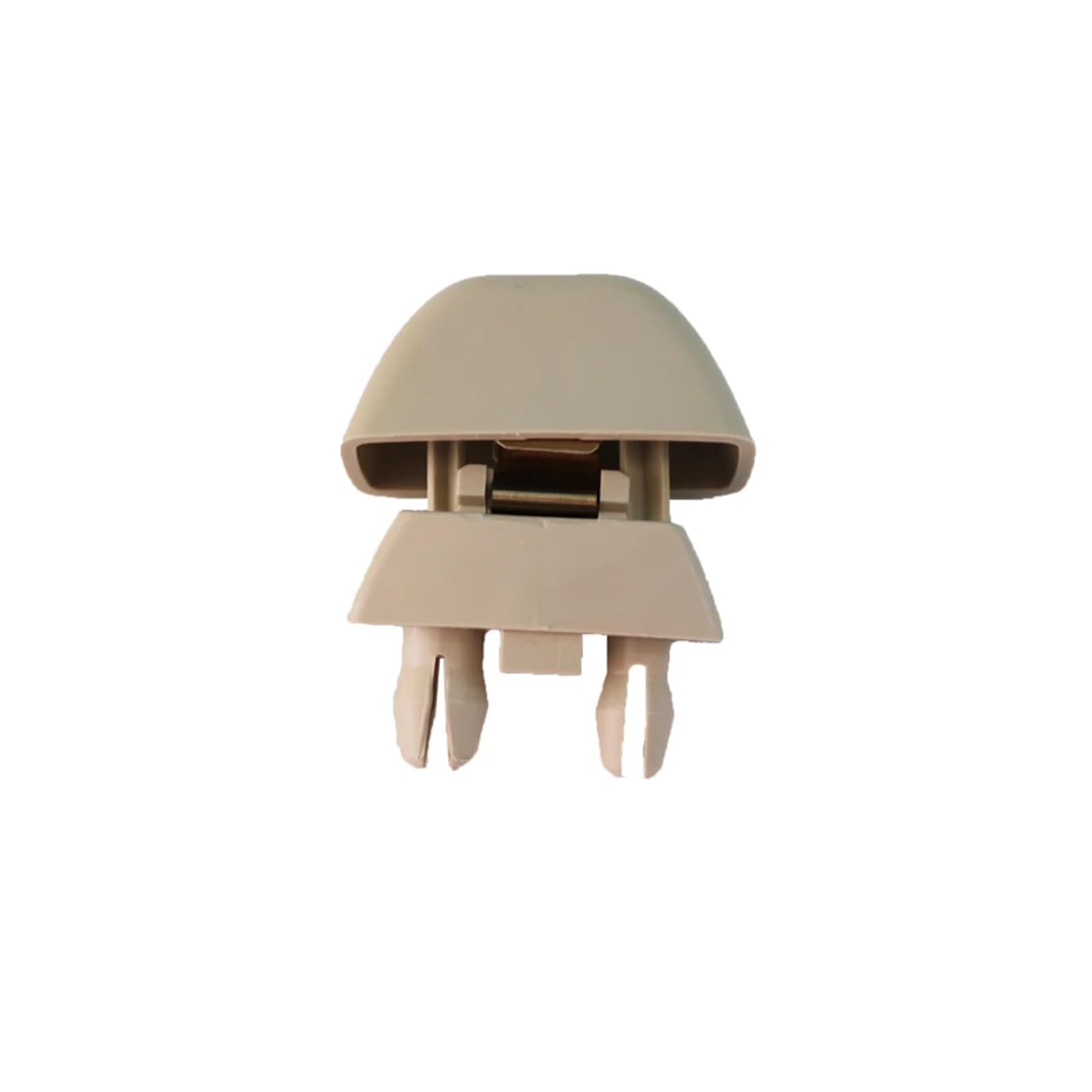 yhyttr Sonnenblenden-Aufhänger-Clip-Hakenhalter, passend for VW, passend for Passat, B7 Polo, passend for SEAT, CITIGO RAPID 6RD857561 Autozubehör Sonnenschutz-Halteclip(Beige) von yhyttr