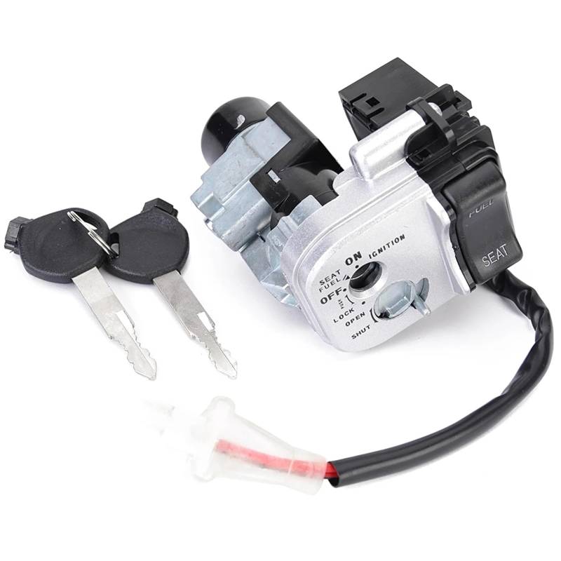 Motorradschloss Zündschloss Kompatibel Mit PCX125 2012 2013 Motorrad-Zündstartschalter Tasten Lock Draht Socket Taste Montage Zündschalter Schaltschließschließetaste 35010-kWN-710 von yoneleu