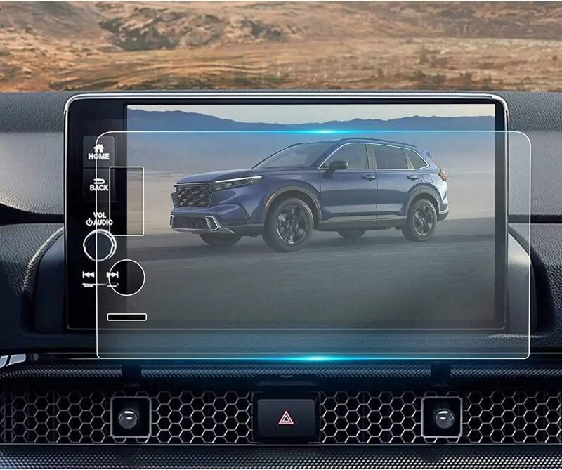 yoneleu Auto-Displayschutz Kompatibel Mit CRV 2023 9 Zoll Auto-GPS-Navigation LCD-Bildschirm Displayschutzfolie Aus Gehärtetem Glas Auto-Innenausstattung von yoneleu