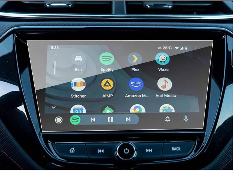 yoneleu Auto-Displayschutz Kompatibel Mit Chevy Für Trailblazer 2021 2022 2023 Auto-GPS-Navigation LCD-Bildschirm Displayschutzfolie Aus Gehärtetem Glas von yoneleu