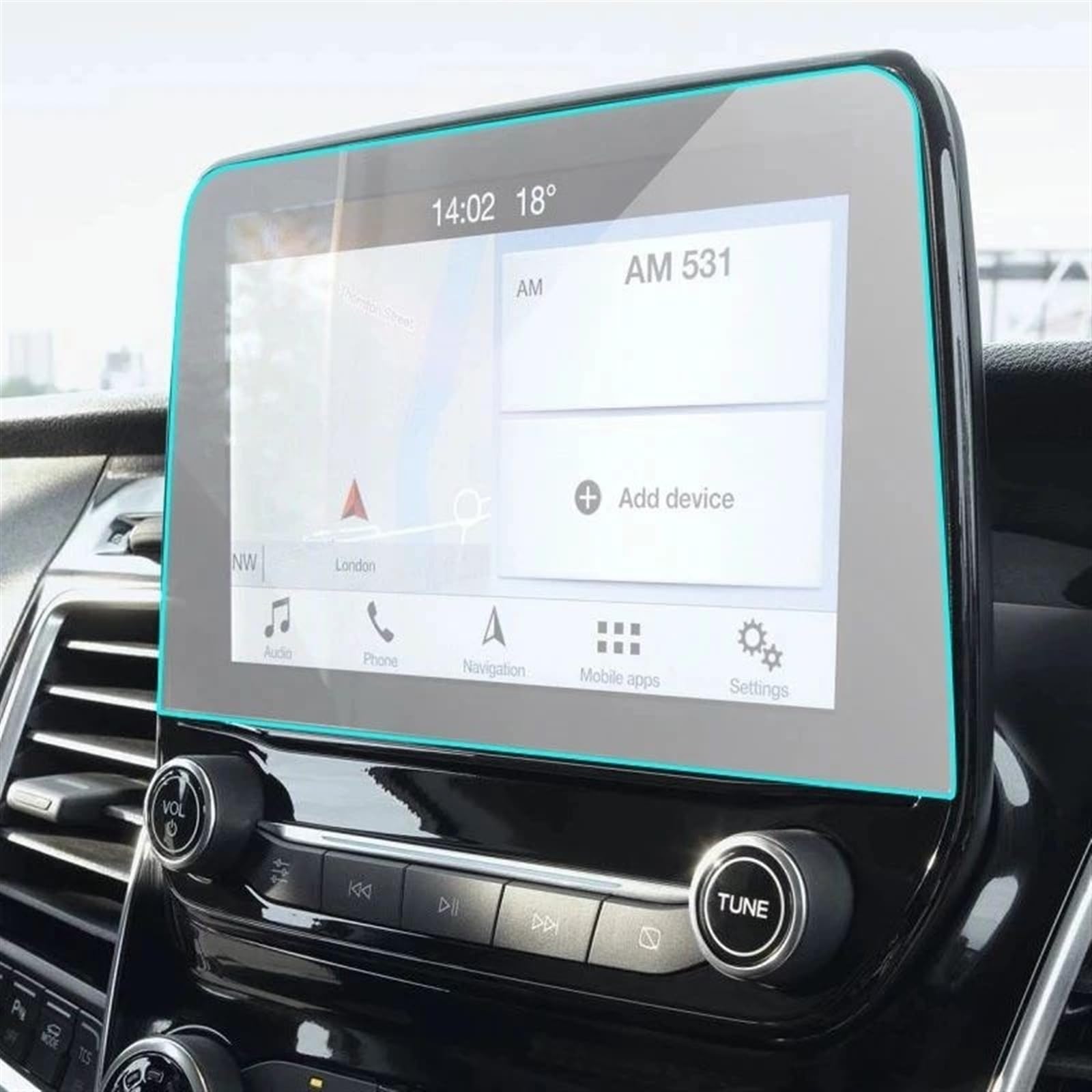yoneleu Auto-Displayschutz Kompatibel Mit Ford Für Transit 2020 8 Zoll Auto GPS Navigation Gehärtetem Glas Displayschutzfolie yoneleu Auto-Displayschutz Kompatibel Mit Ford Für Transit 2020 8 Zoll Auto GPS Navigation Gehärtetem Glas Displayschutzfolie von yoneleu