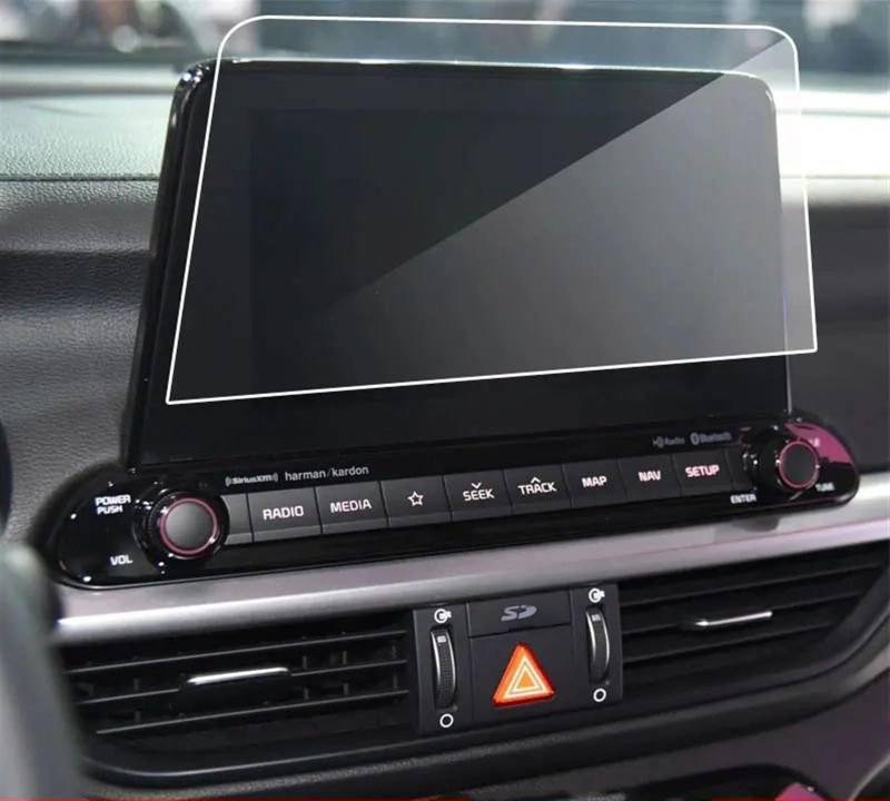 yoneleu Auto-Displayschutz Kompatibel Mit K&ia Für Cerato 2019 Auto-GPS-Navigation Gehärtetes Glas Displayschutzfolie Auto-Innenausstattung von yoneleu