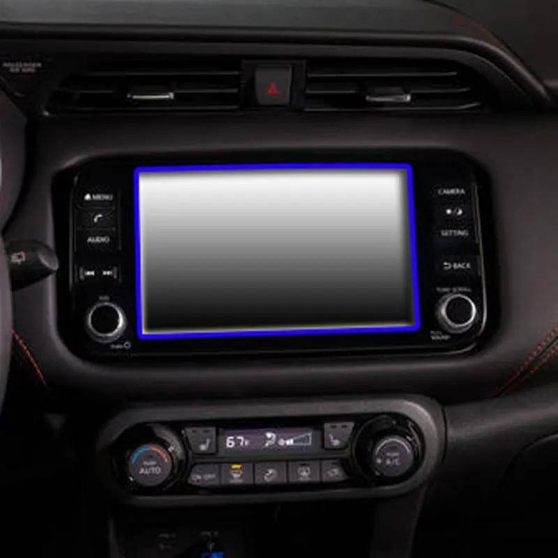 yoneleu Auto-Displayschutz Kompatibel Mit Nissan Für Kicks 2021 2022 Auto-GPS-Navigation Displayschutzfolie Aus Gehärtetem Glas von yoneleu