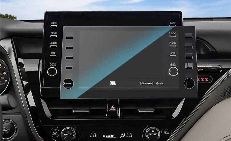 yoneleu Auto-Displayschutz Kompatibel Mit Toyota Für Camry 2021 2022 2023 9-Zoll-Auto-GPS-Navigation Displayschutzfolie Aus Gehärtetem Glas von yoneleu