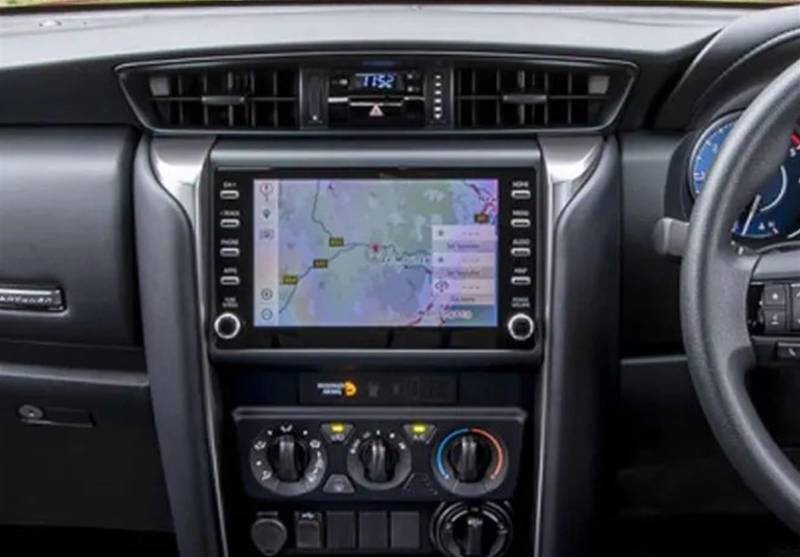 yoneleu Auto-Displayschutz Kompatibel Mit Toyota Für Fortuner 2021 2022 2023 Auto-GPS-Navigation Displayschutzfolie Aus Gehärtetem Glas(8 inch) von yoneleu